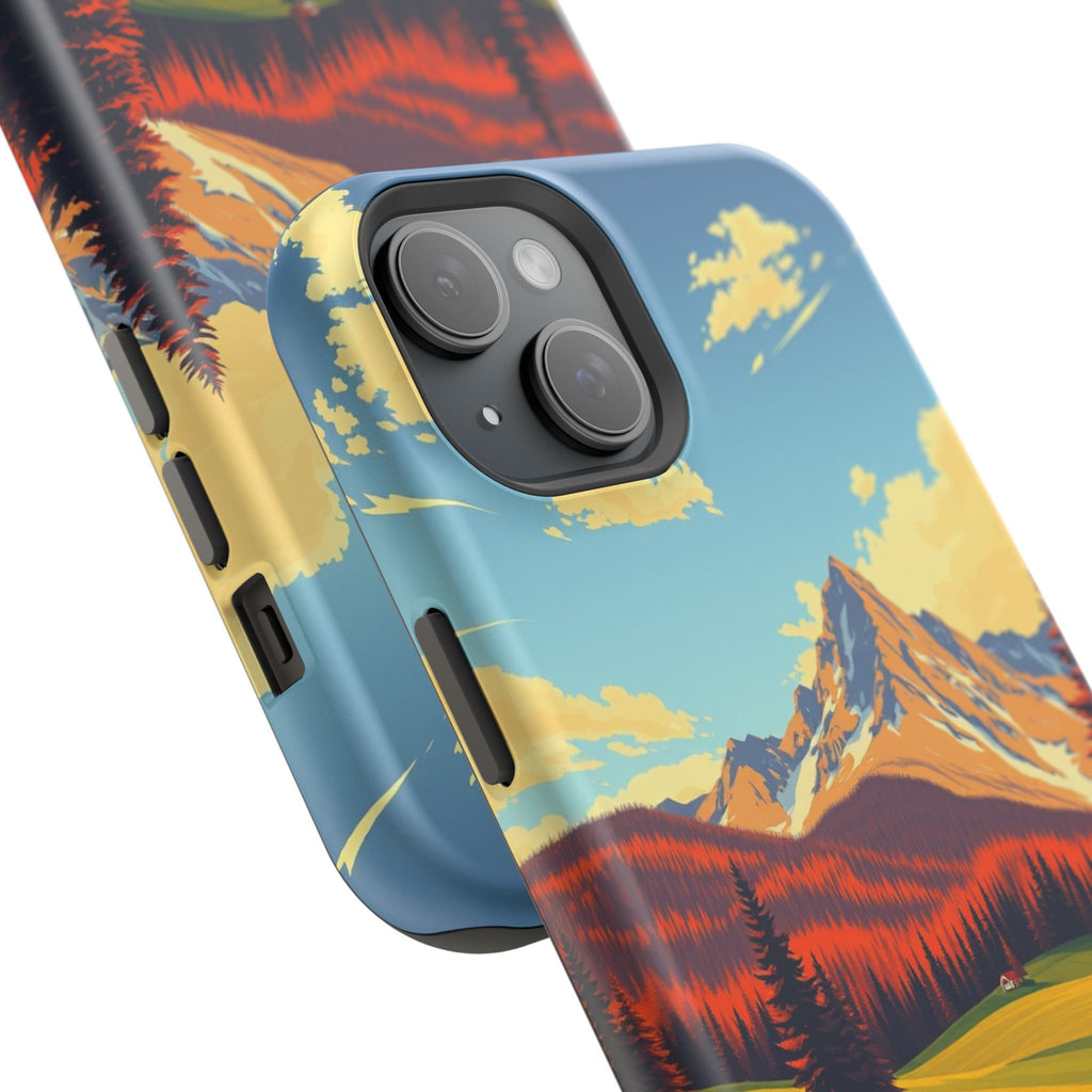 iPhone Radiant Alpine Meadow Design Slim Everyday Designer Case · iPhone Case