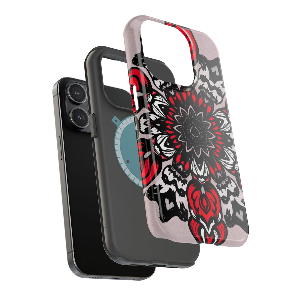 iPhone Floral Mandala Bold Art Slim Everyday Designer Case · iPhone Case