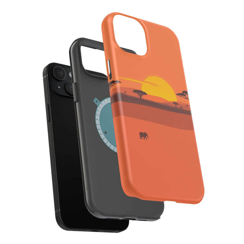 iPhone Sunset Amber And Peach Savanna Horizon Slim iPhone Everyday · iPhone Case