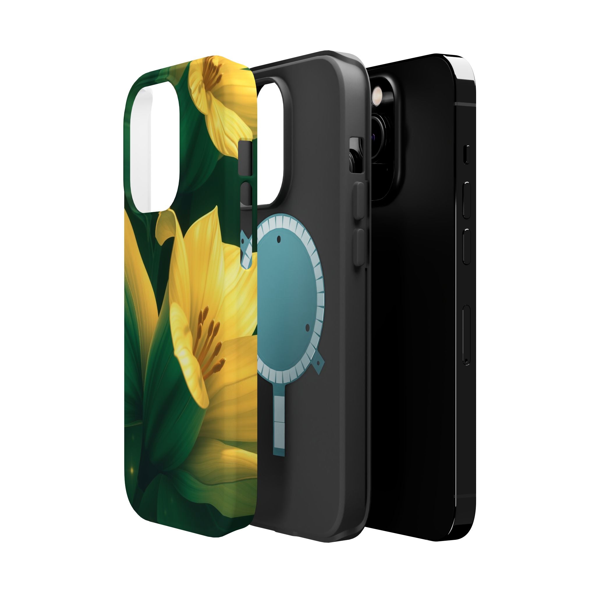 iPhone Night Bloomer Gold Foil Luxury Slim Everyday Designer Case · iPhone Case