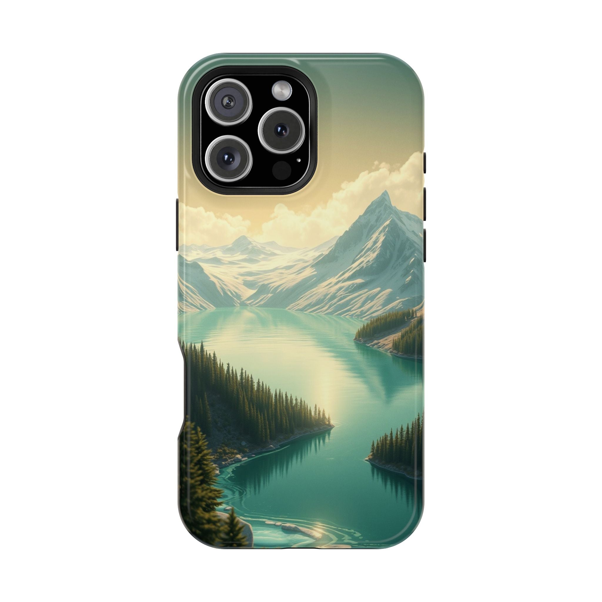 iPhone Glacier Lake Bold Art Slim Everyday Designer Case · iPhone Case