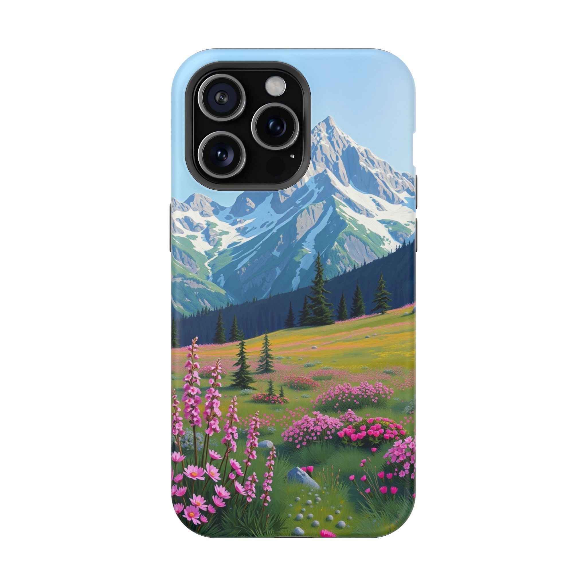 iPhone Earthy Alpine Meadow Design Bold Modern Everyday Snap Case · iPhone Case