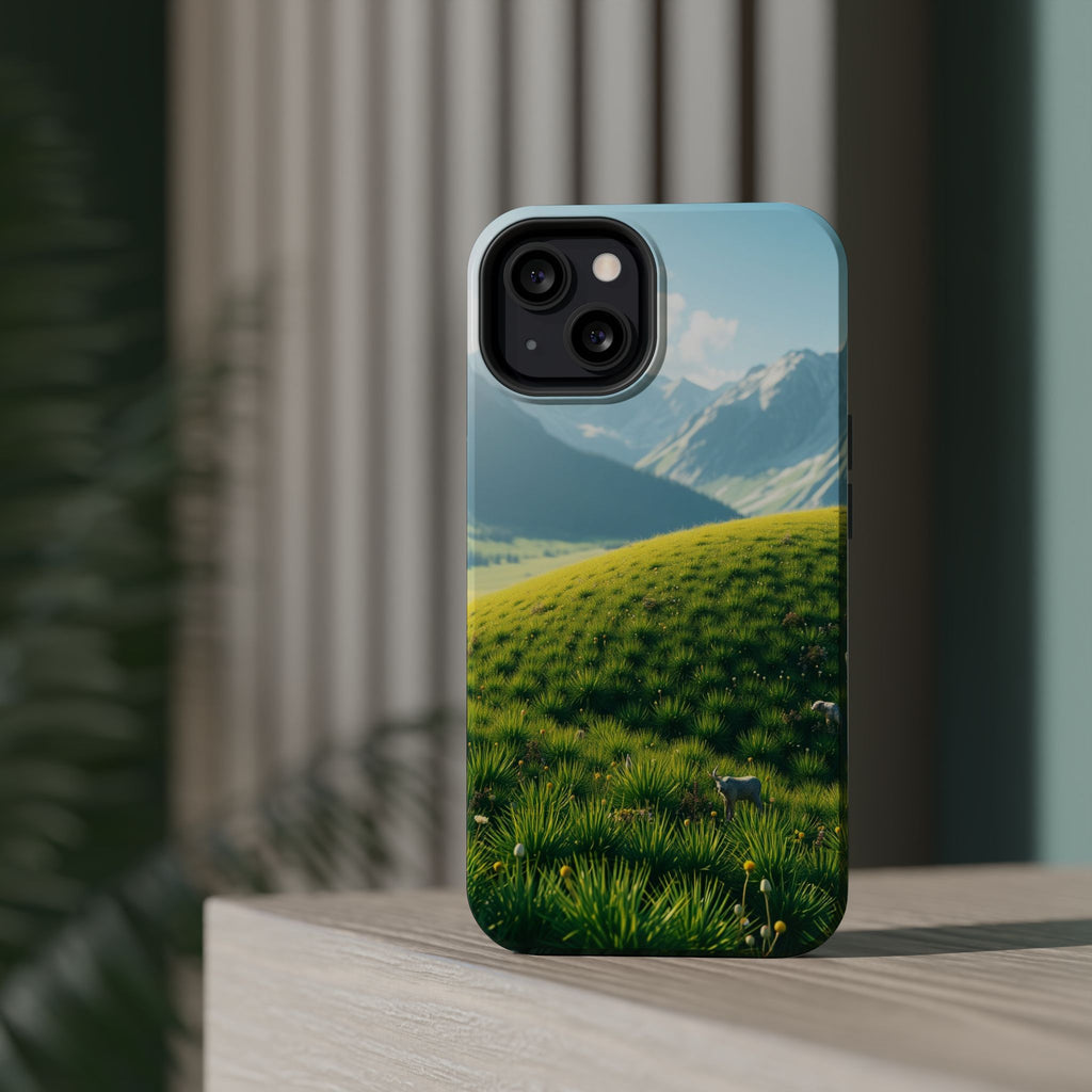 iPhone Vibrant Alpine Meadow Design Slim Everyday Designer Case · iPhone Case