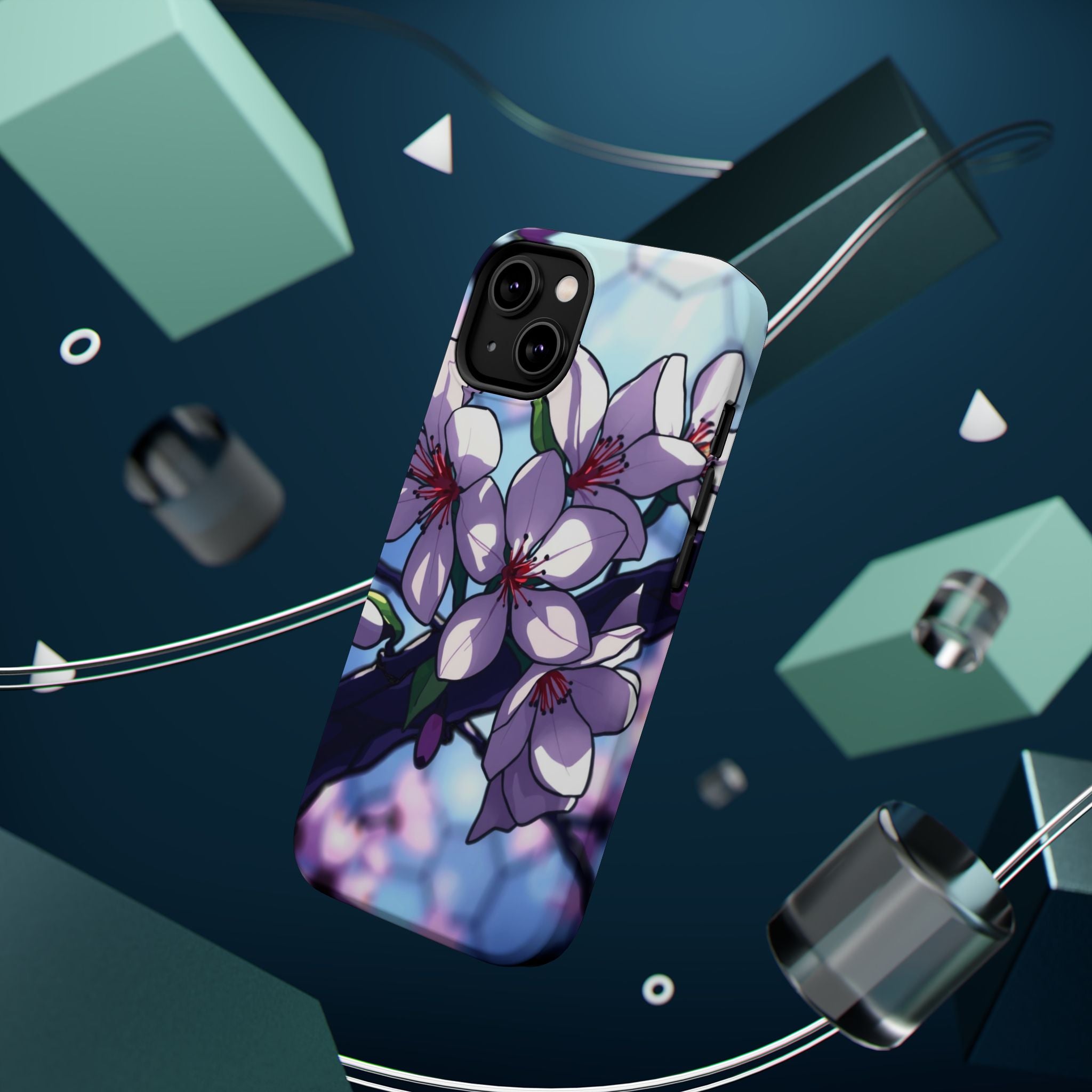 iPhone Dreamy Cherry Blossom Design Slim Everyday Designer Case · iPhone Case