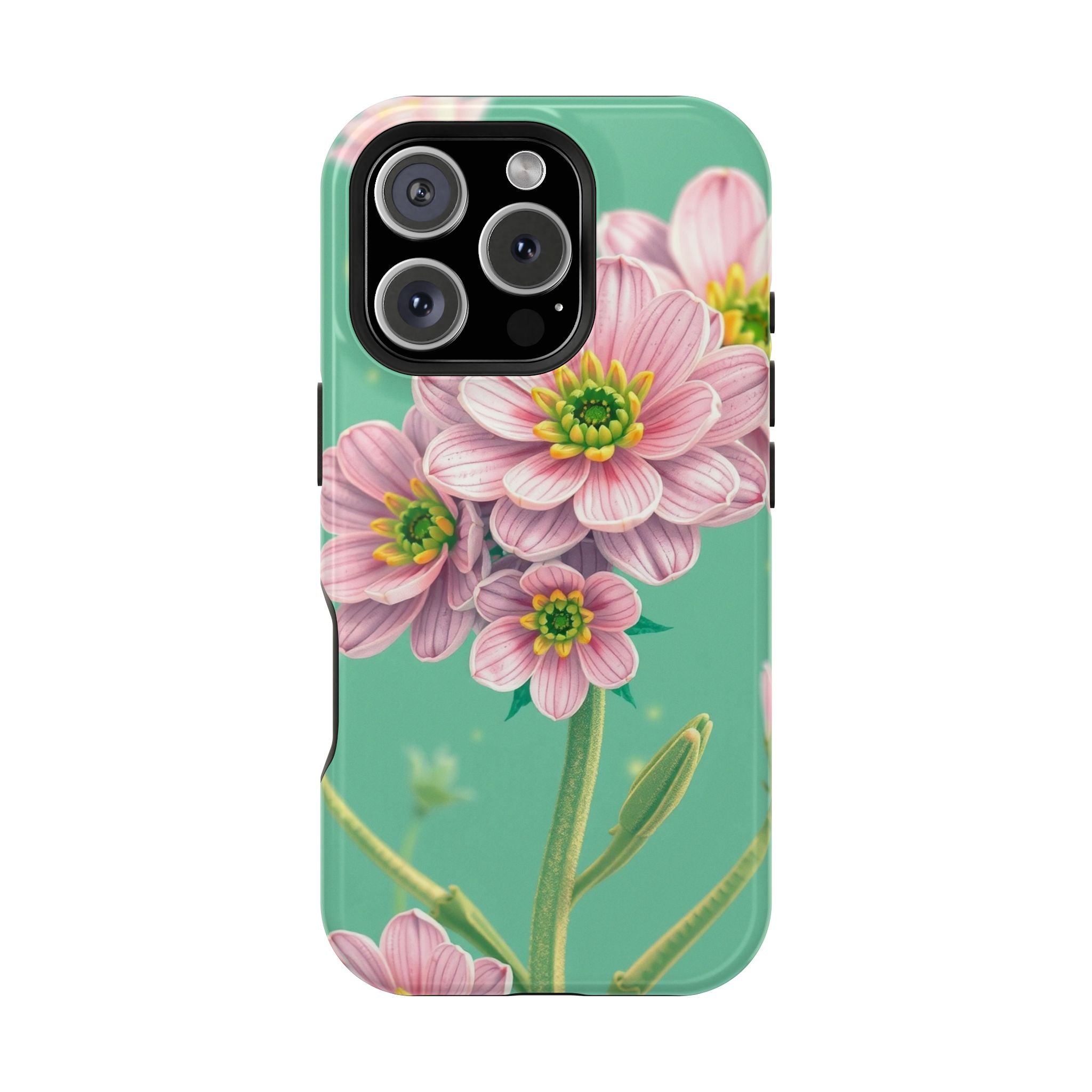 iPhone Vibrant Ranunculus Stack Design Slim Everyday Designer Case · iPhone Case