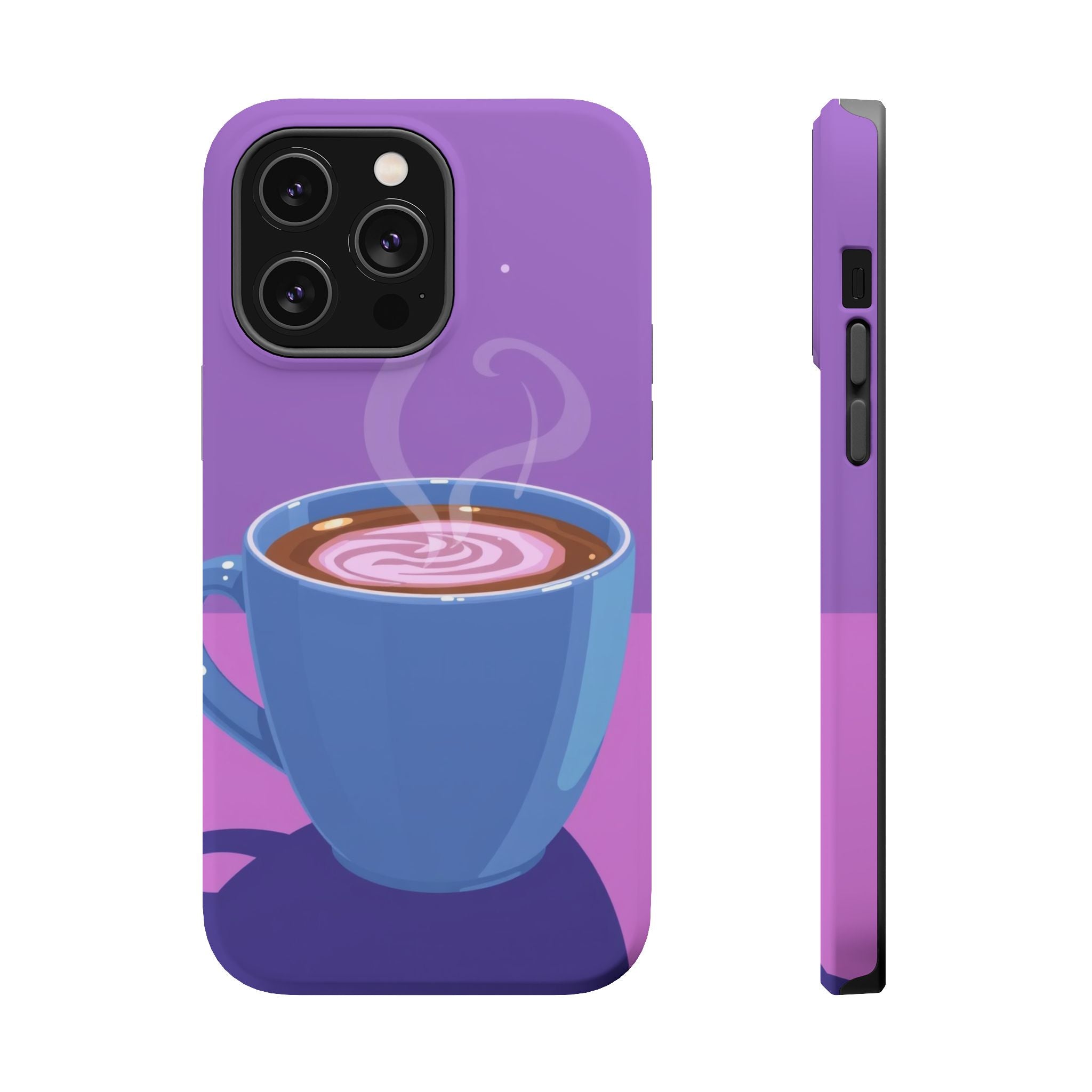 iPhone Emotional Support Coffee Pixel Art -Bit Soft Finish Everyday Case · iPhon