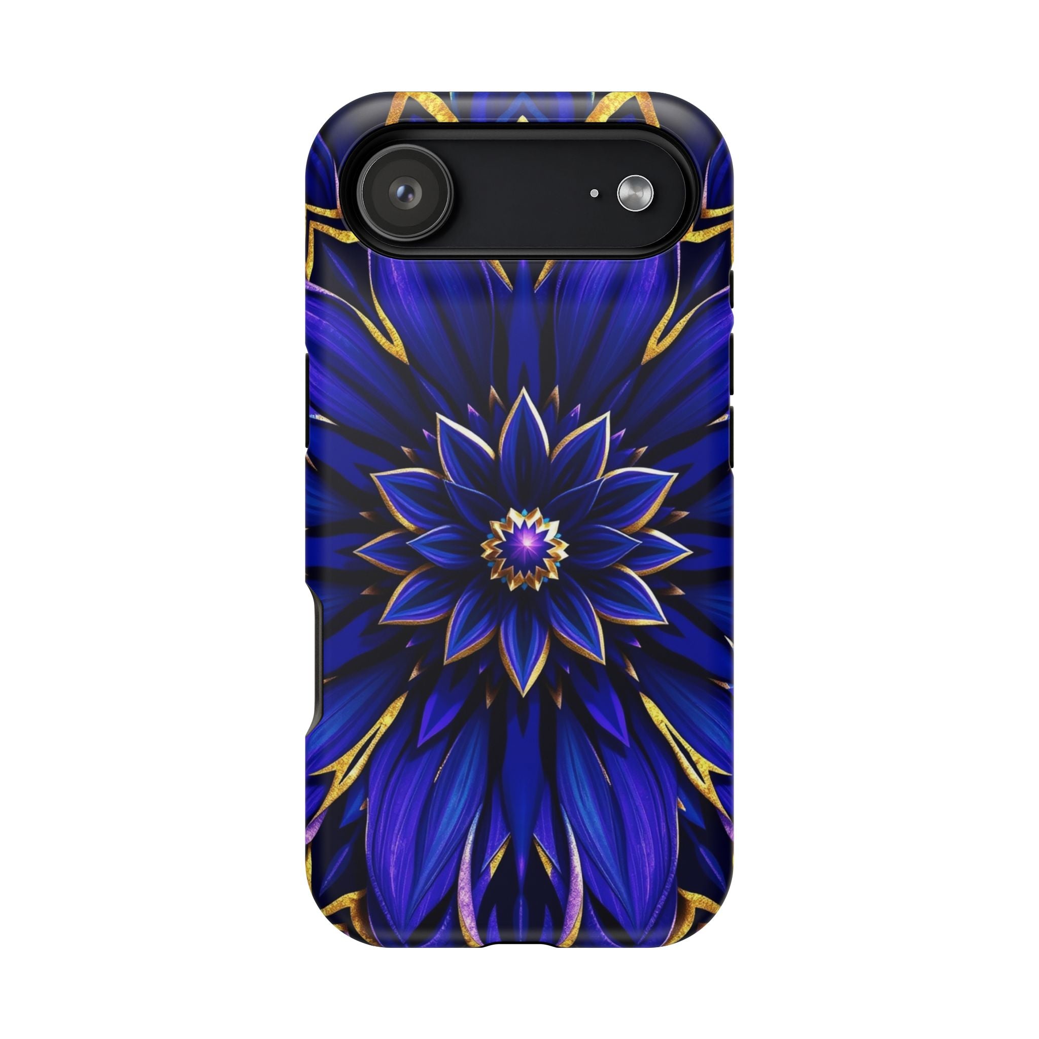 iPhone Floral Mandala Electric Art 14 Slim Everyday Designer Case · iPhone Case