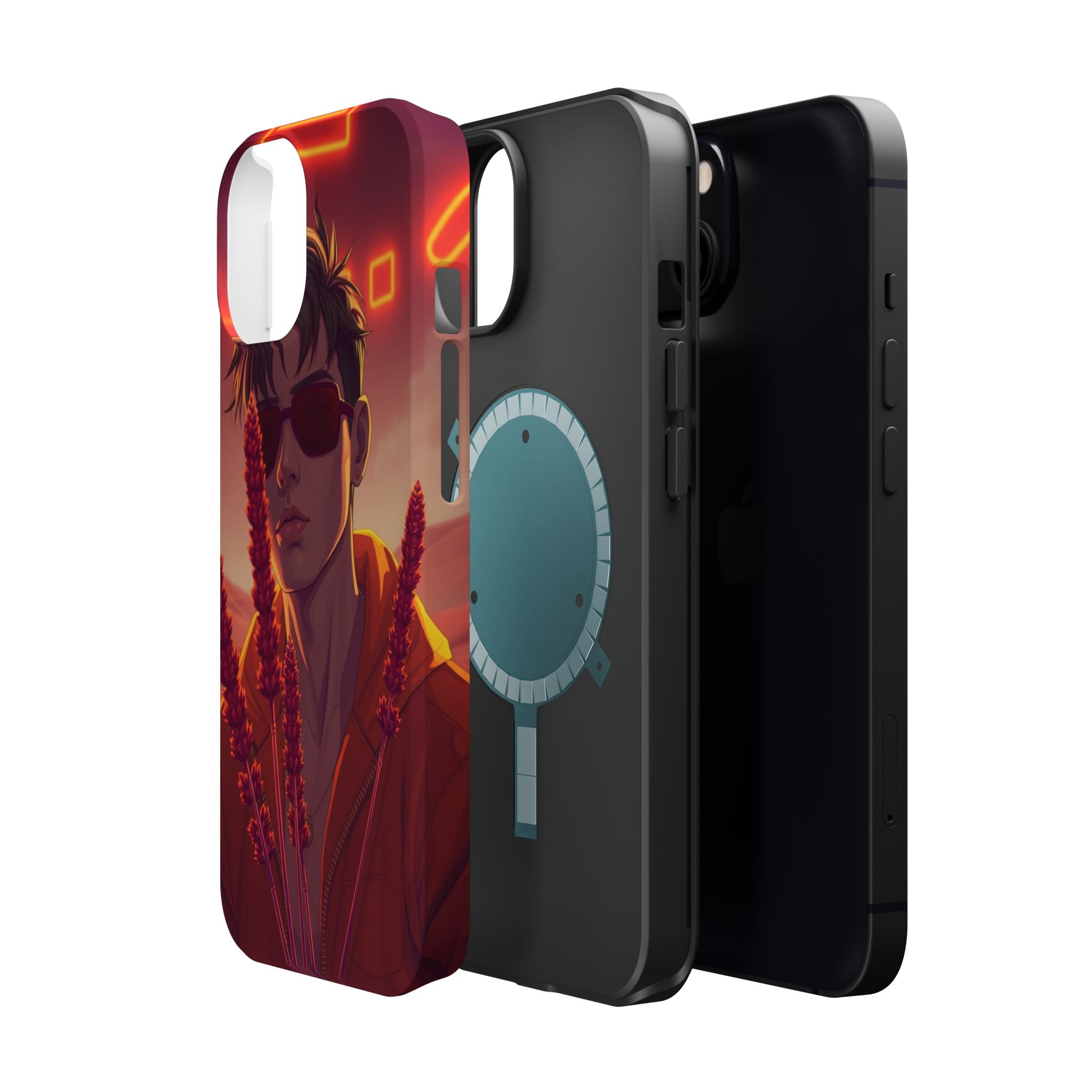 iPhone Lavender Haze Neon Cyberpunk Slim Everyday Designer Case · iPhone Case