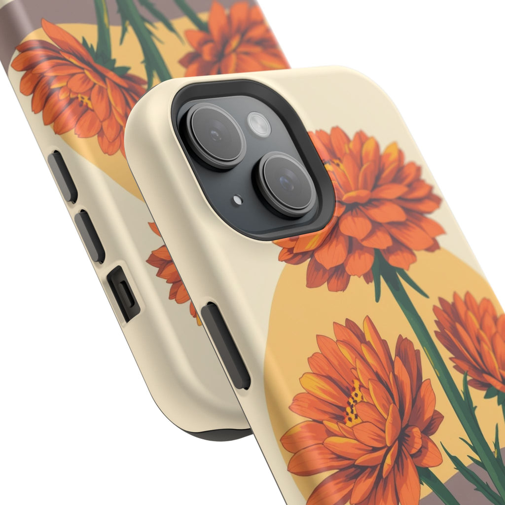 iPhone Ranunculus Stack Bold Art Bold Modern Everyday Snap Case · iPhone Case