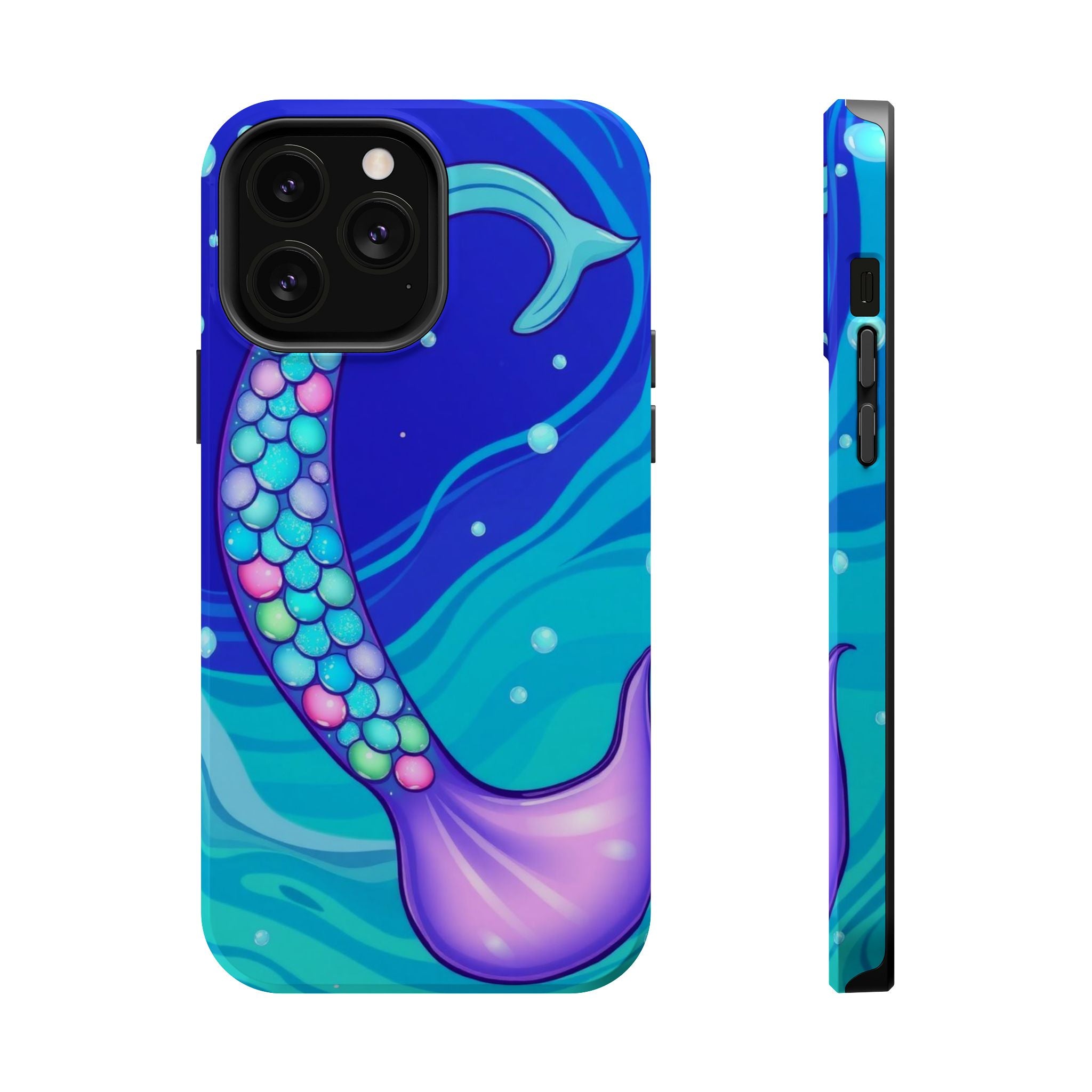 iPhone Mermaid Tail Swirl Kids Fun iPhone Phone Case Gift Artistic · iPhone Case