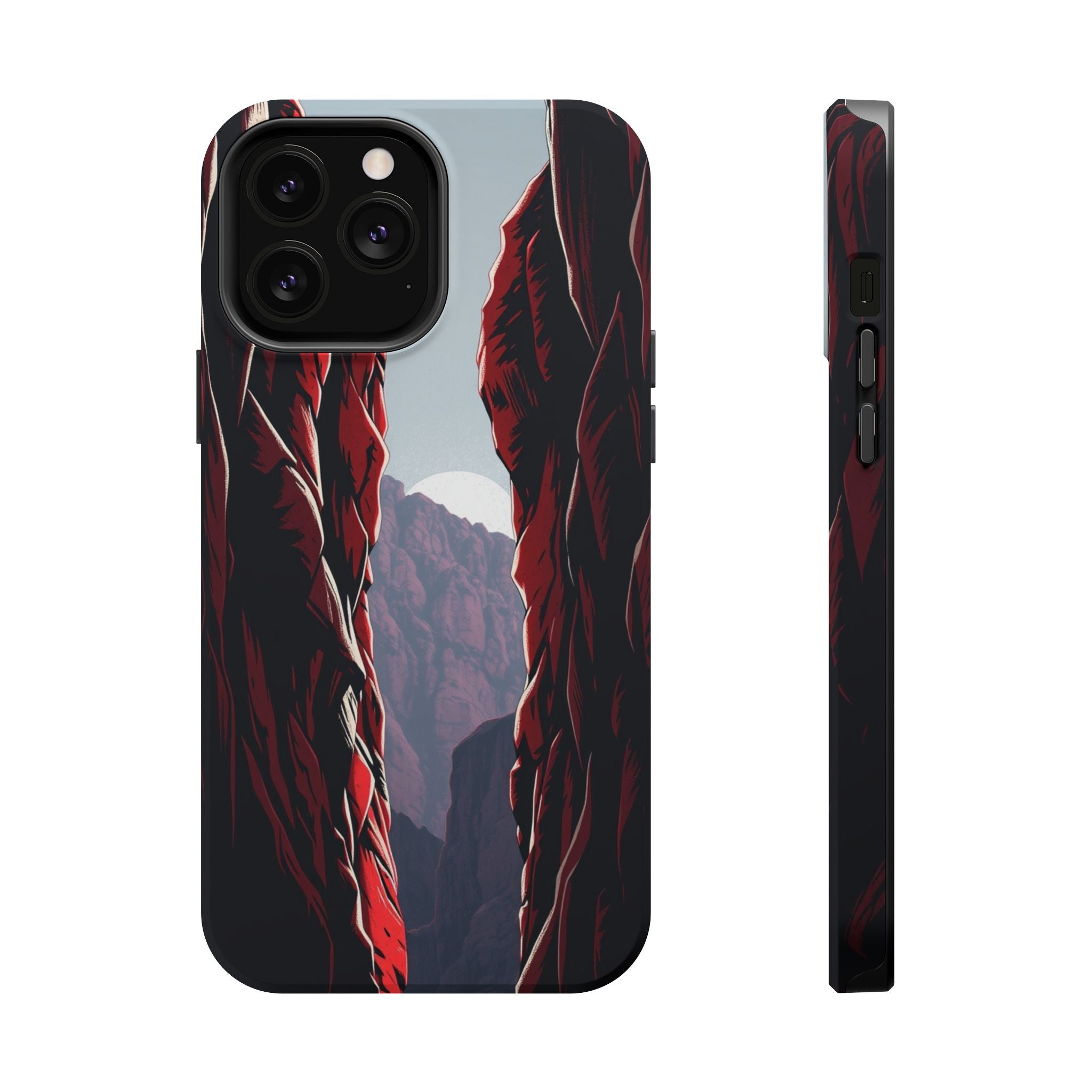 iPhone Serene Canyon Wall Design Bold Modern Everyday Snap Case · iPhone Case
