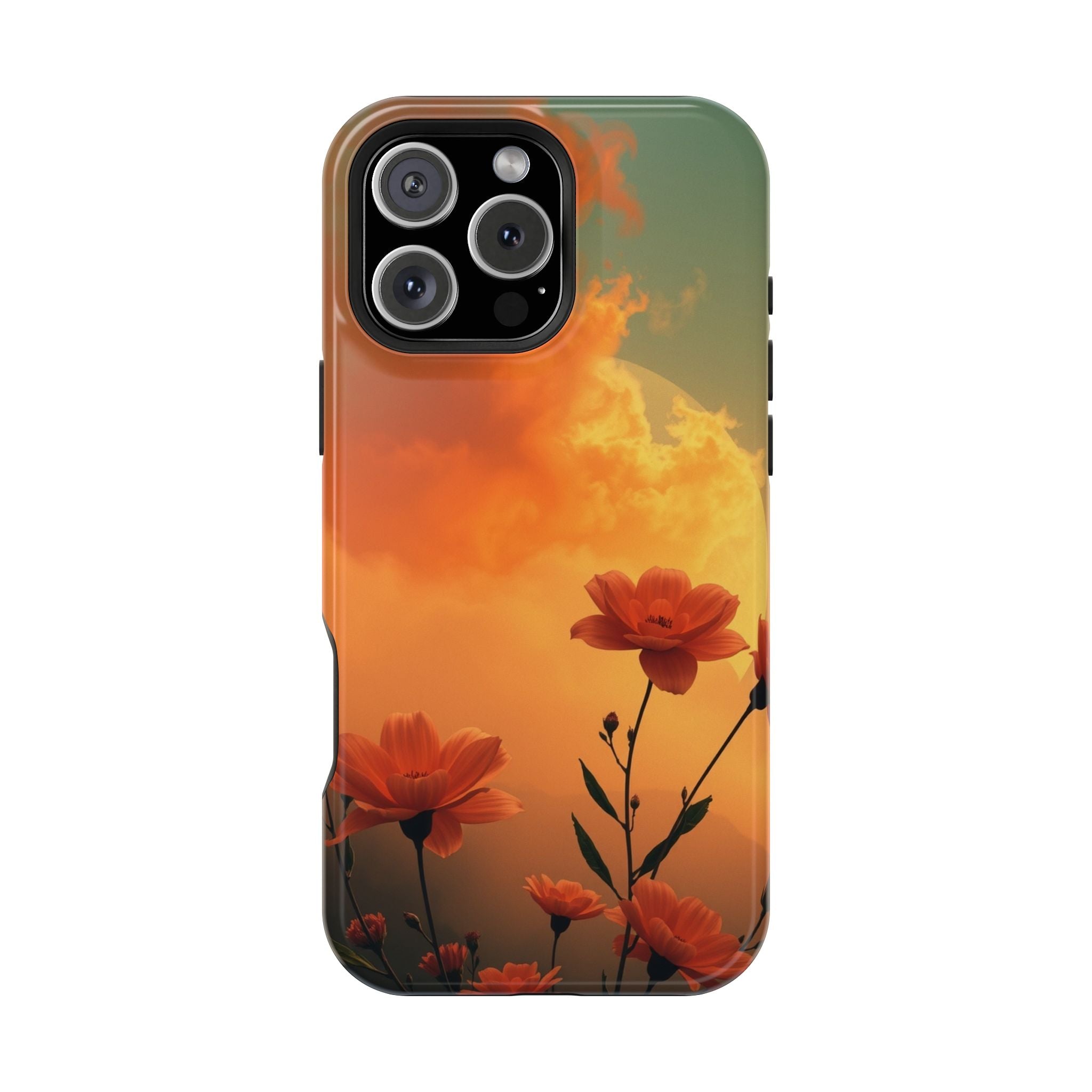 iPhone Floral Ombre Enchanted Art Bold Modern Everyday Snap Case · iPhone Case