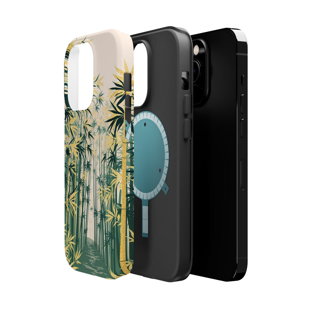 iPhone Serene Bamboo Grove Design Bold Modern Everyday Snap Case · iPhone Case