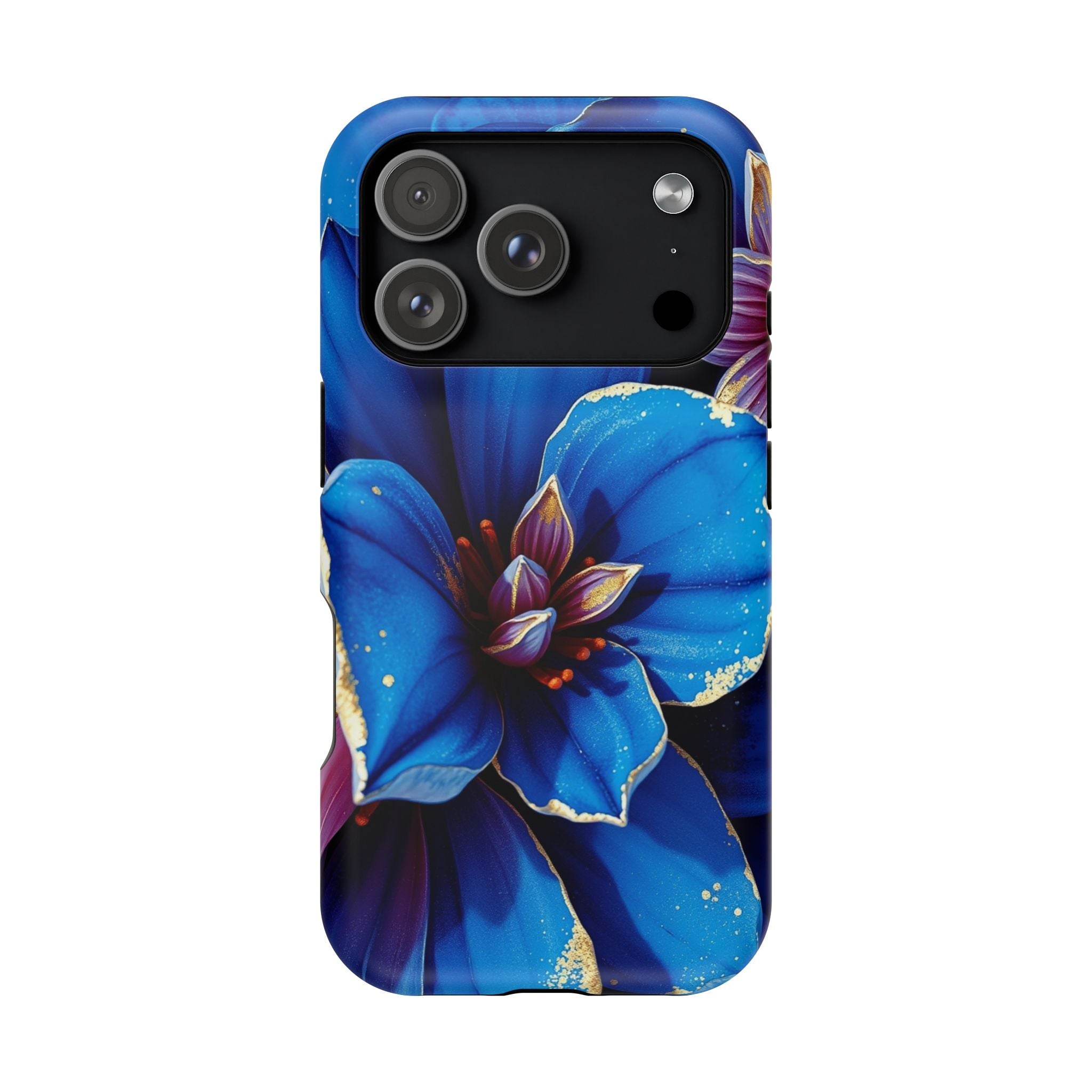 iPhone Floral Gold Foil Serene Design Slim Snap Case Ga · iPhone Case
