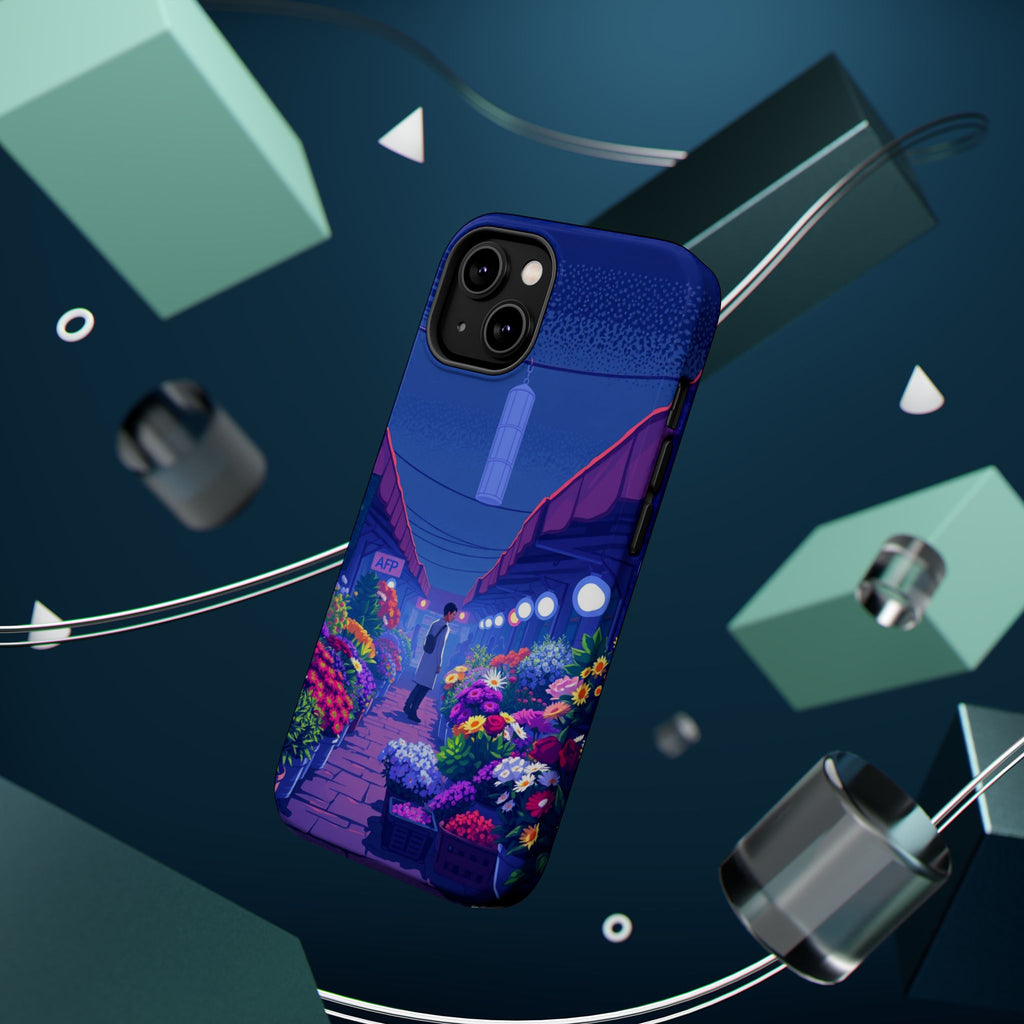 iPhone Flower Market Electric Art Bold Modern Everyday Snap Case · iPhone Case