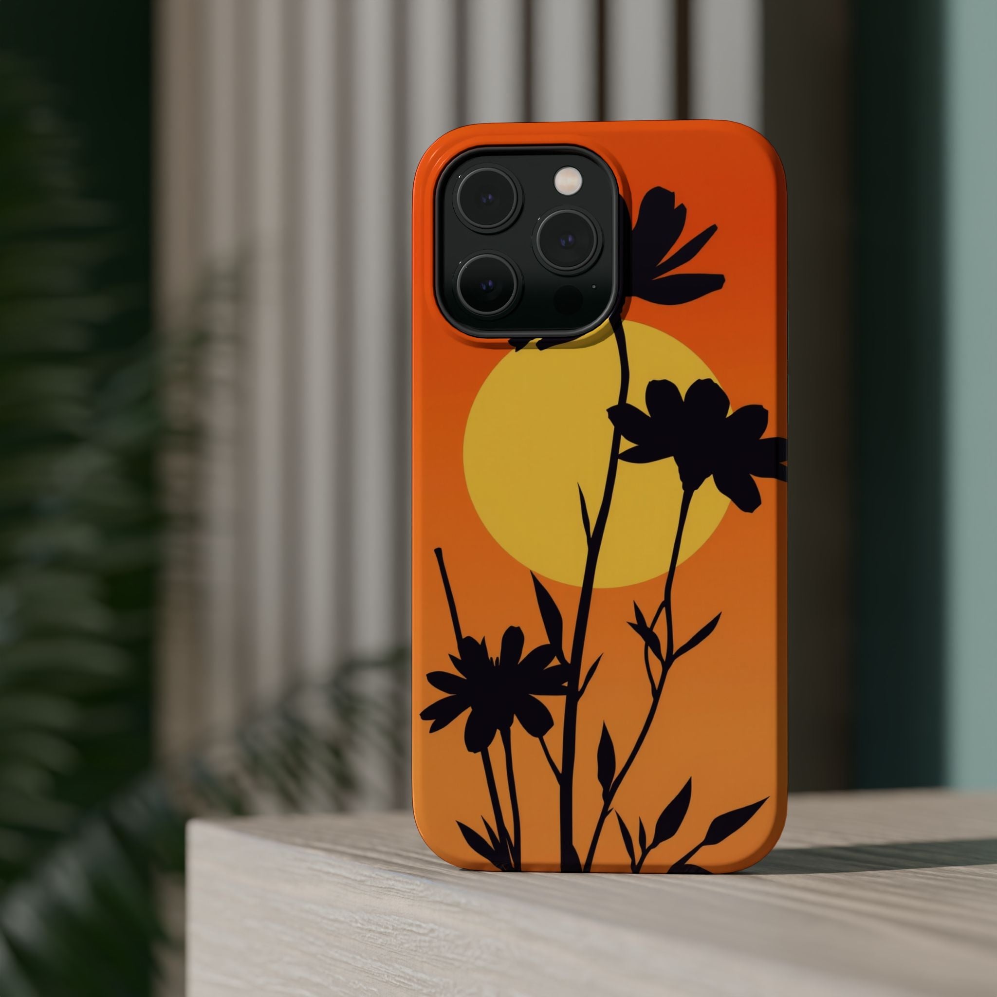 iPhone Vibrant Floral Silhouette Design Slim Everyday iPhone Designer · iPhone C