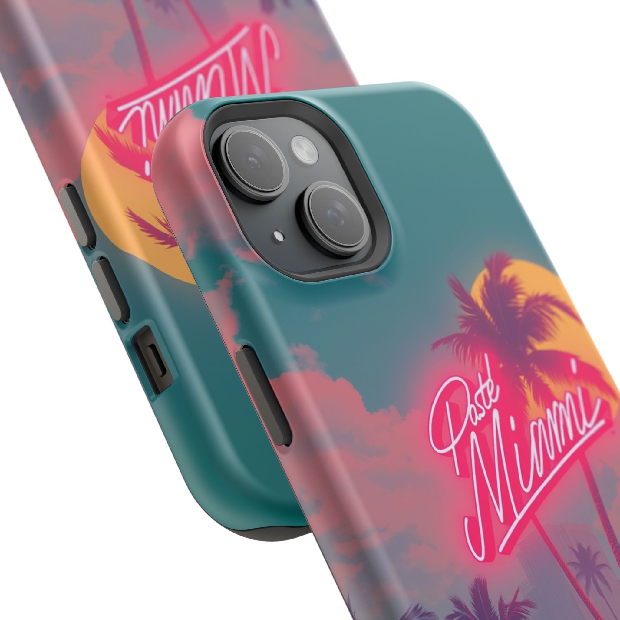 iPhone 1980s Pastel Miami Enchanted Art Slim Everyday Designer Case · iPhone Cas