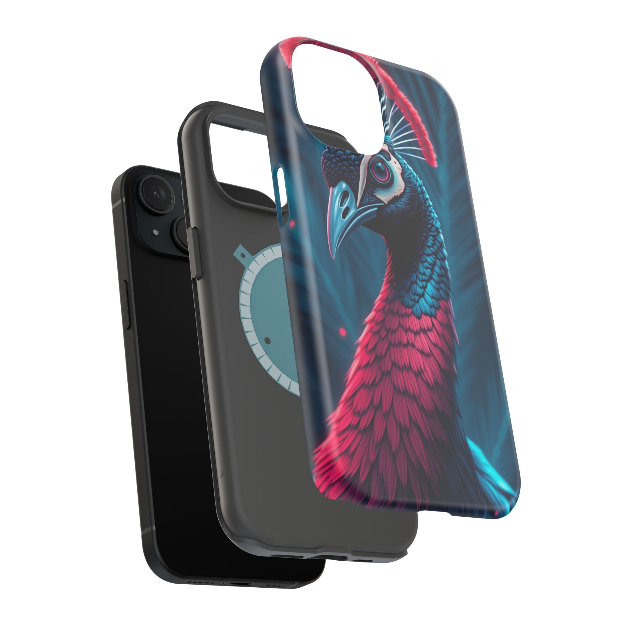 iPhone Nouveau Peacock Electric Art Slim Everyday Designer Case · iPhone Case