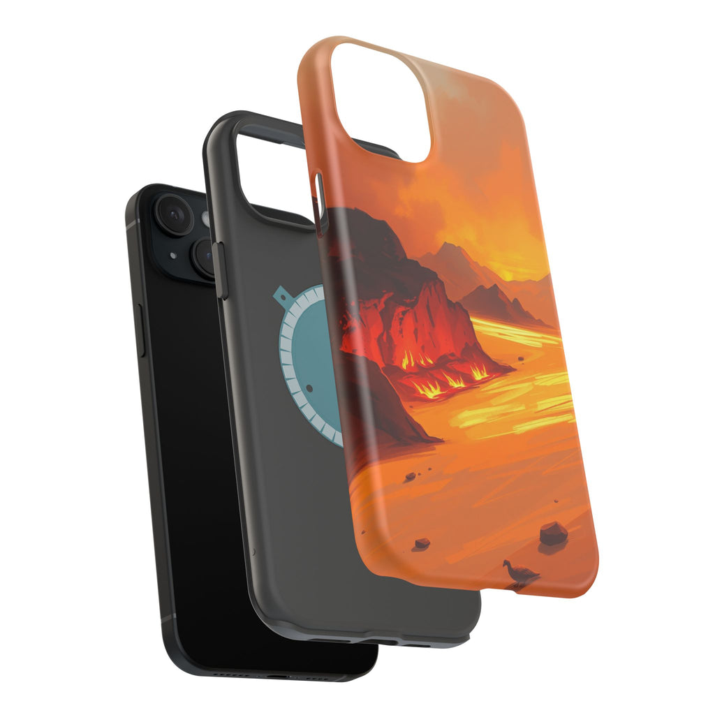 iPhone Burnt Orange And Sand Wildfire Glow Slim iPhone Everyday · iPhone Case