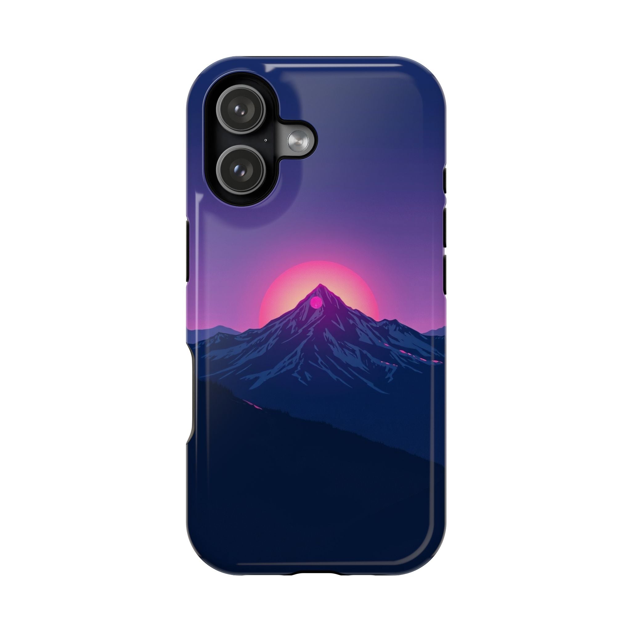 iPhone Mountain at Sunrise Electric Art Slim Everyday iPhone 15 · iPhone Case