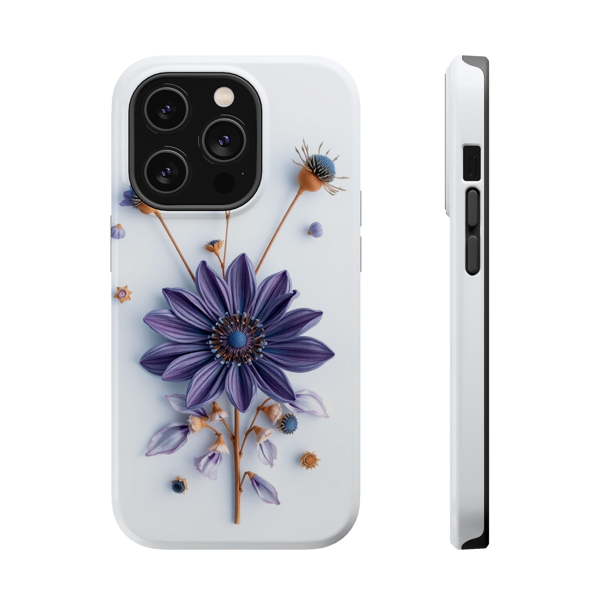 iPhone Dried Flower Flat Lay Pastel Kawaii Slim iPhone Everyday · iPhone Case