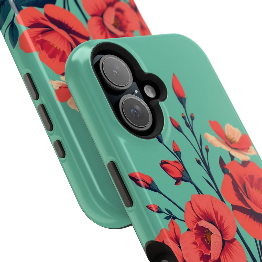 iPhone Pin-up Floral Cinematic Art Bold Modern Everyday Snap Case · iPhone Case