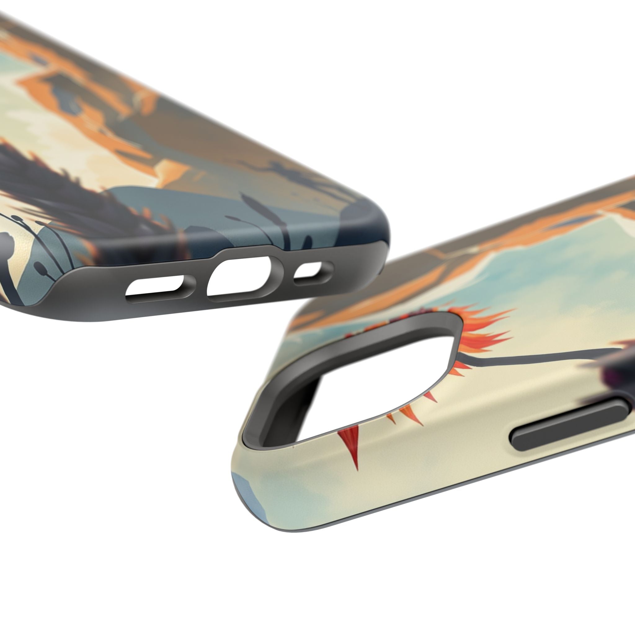 iPhone Bud Burst Vibrant Watercolor Artistic Everyday Cas Slim Snap Case · iPhon