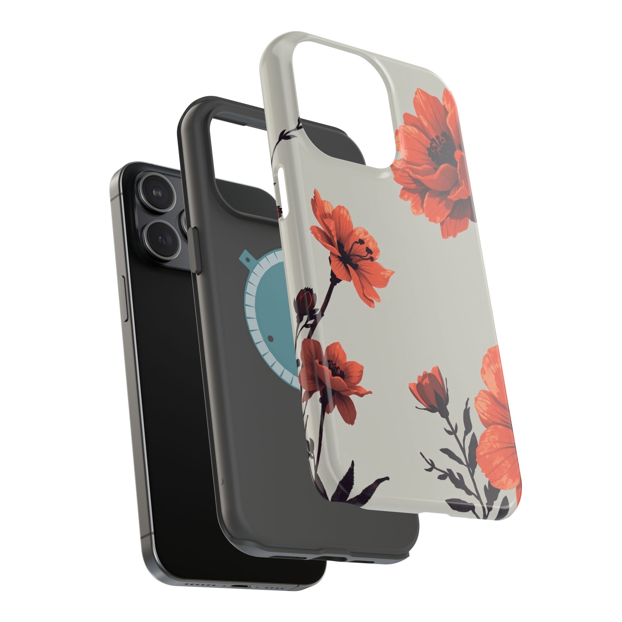iPhone Dreamy Floral Ink Wash Design Slim Everyday iPhone 13 Designer · iPhone C