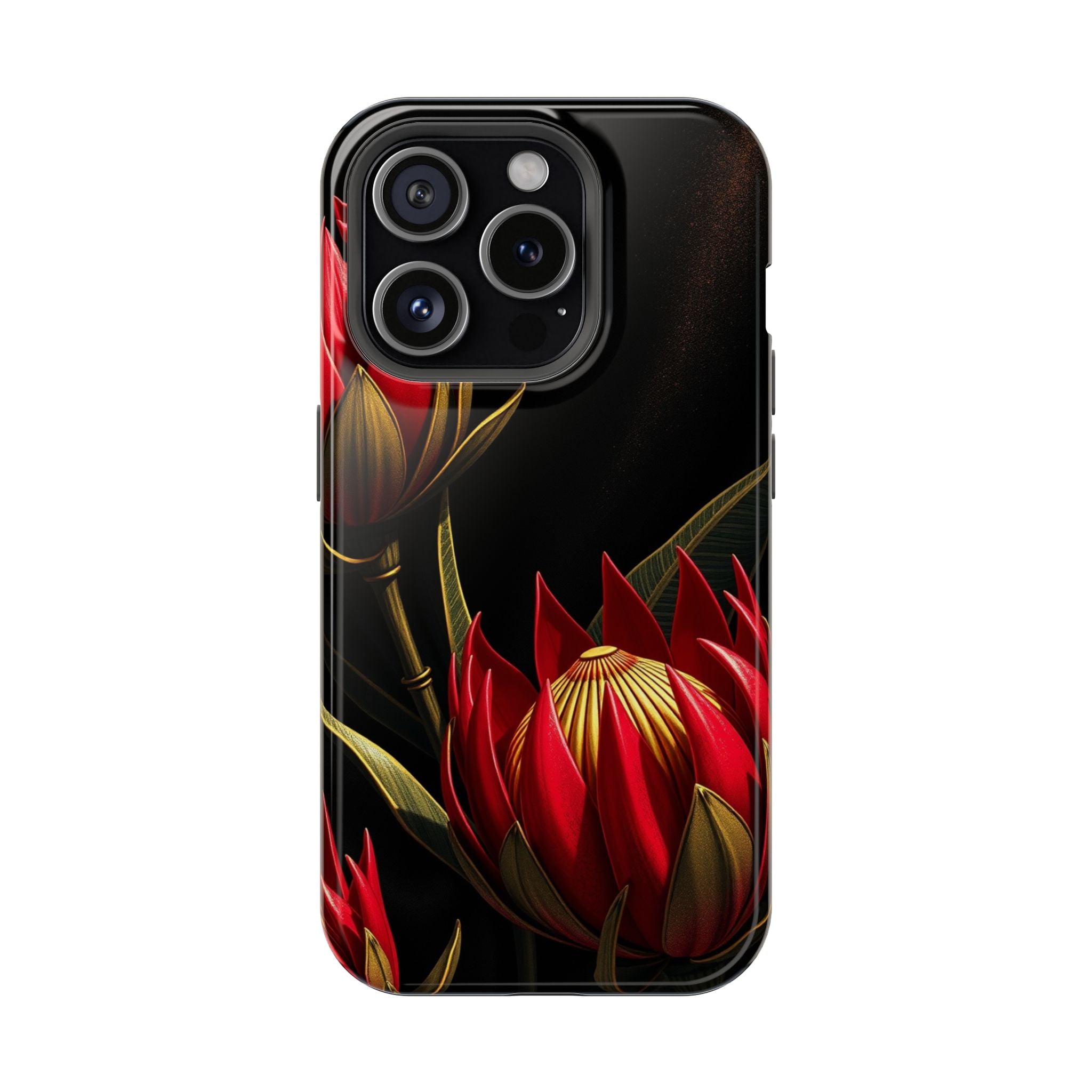 iPhone Protea Bold Gold Foil Luxury Slim Everyday Designer Case · iPhone Case