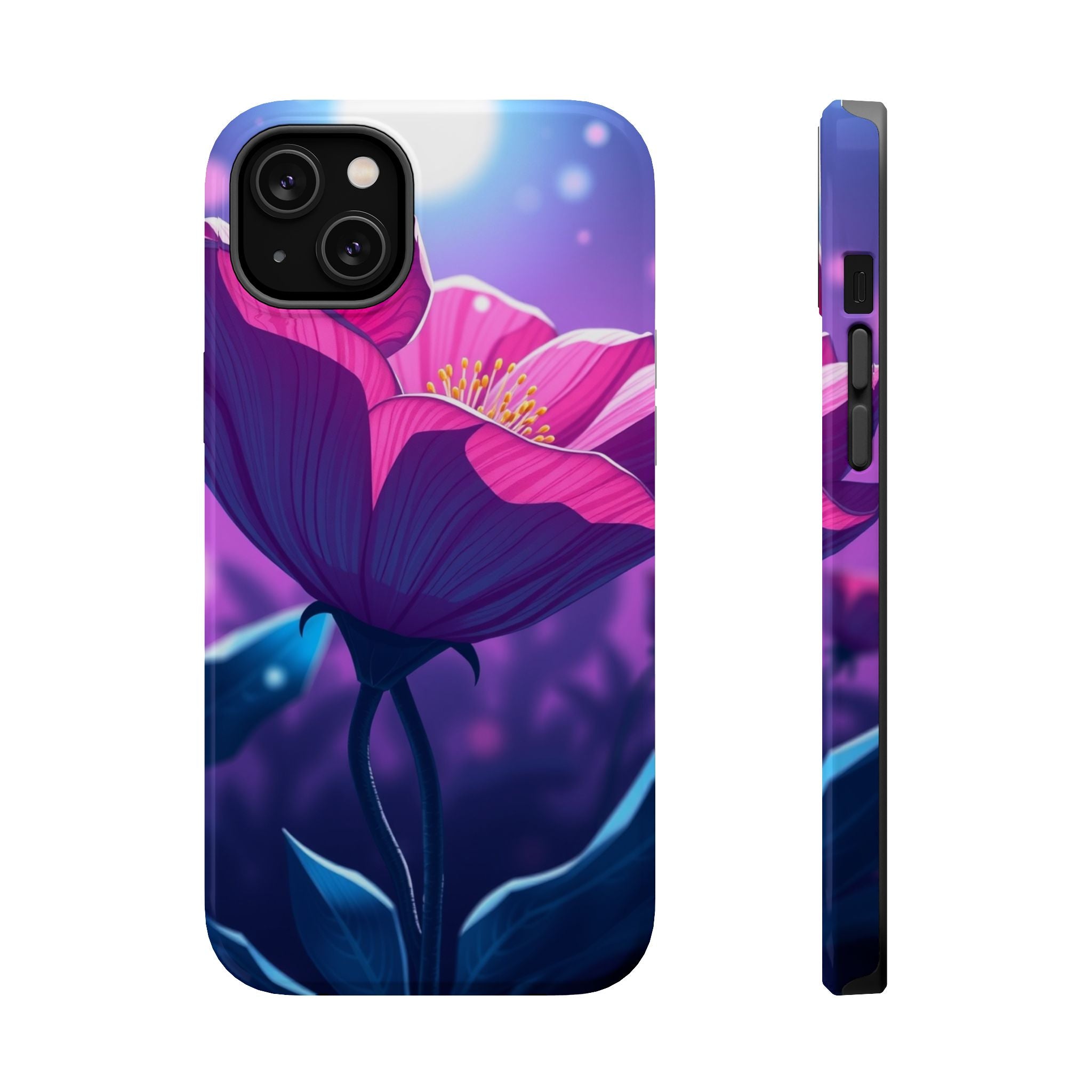 iPhone Night Bloomer Pastel Kawaii Bold Modern Everyday Snap Case · iPhone Case