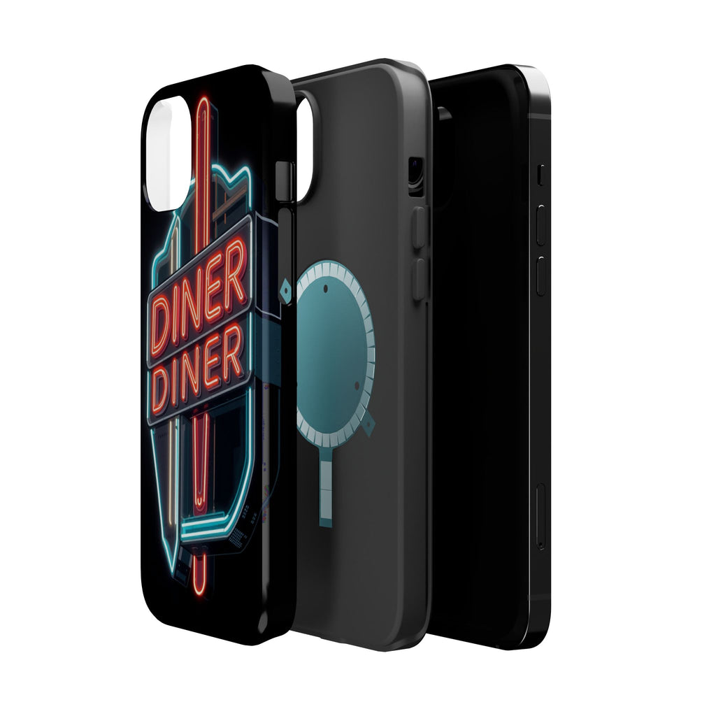 iPhone Neon Diner Sign Electric Art Slim Everyday Designer Case · iPhone Case