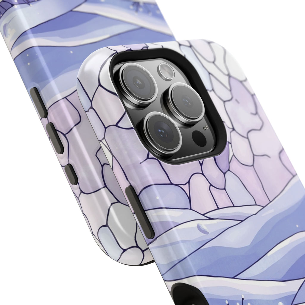 iPhone Snow Field Electric Art 11 Bold Modern Everyday Snap Case · iPhone Case