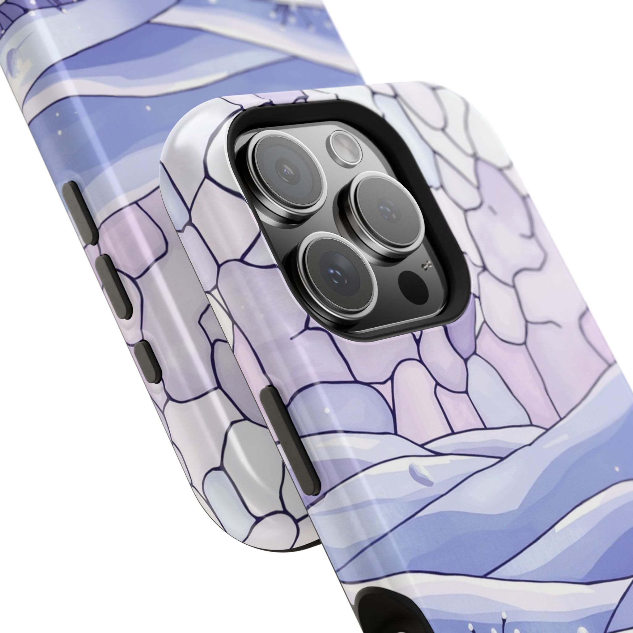 iPhone Snow Field Electric Art 11 Bold Modern Everyday Snap Case · iPhone Case