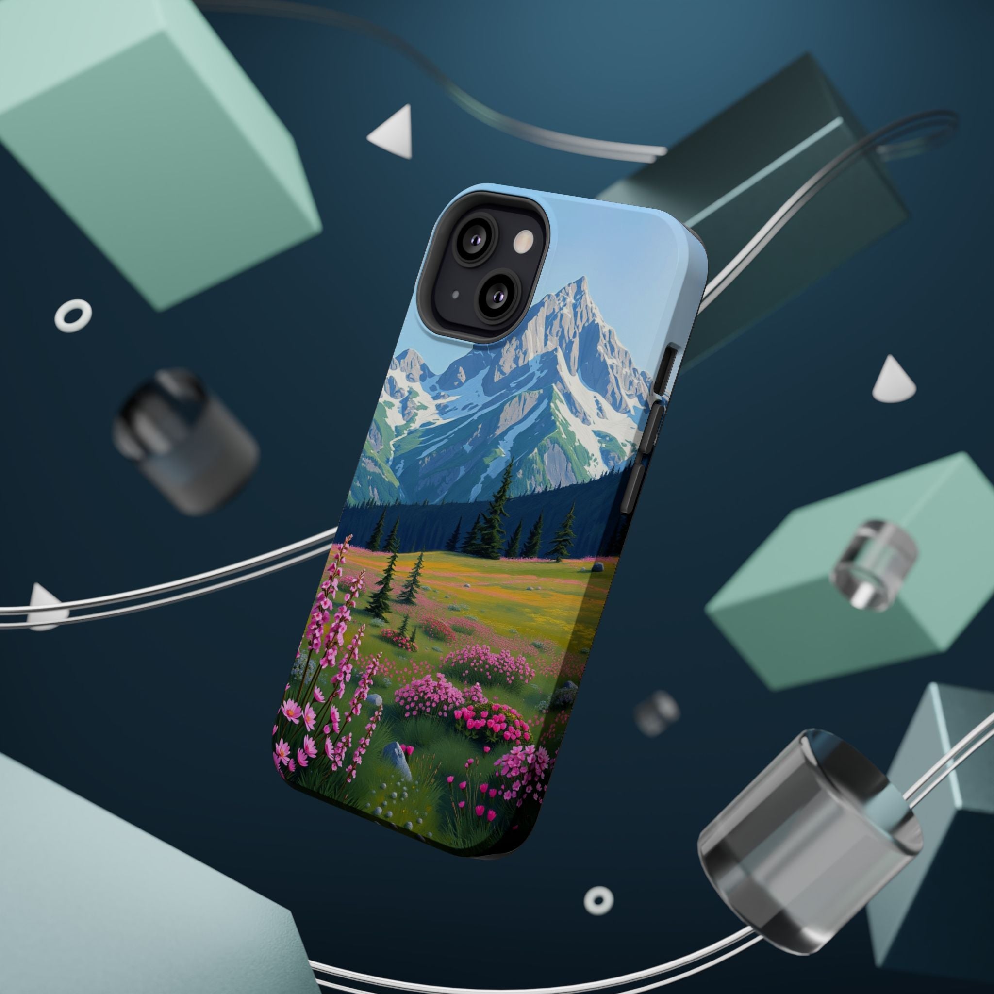 iPhone Earthy Alpine Meadow Design Bold Modern Everyday Snap Case · iPhone Case