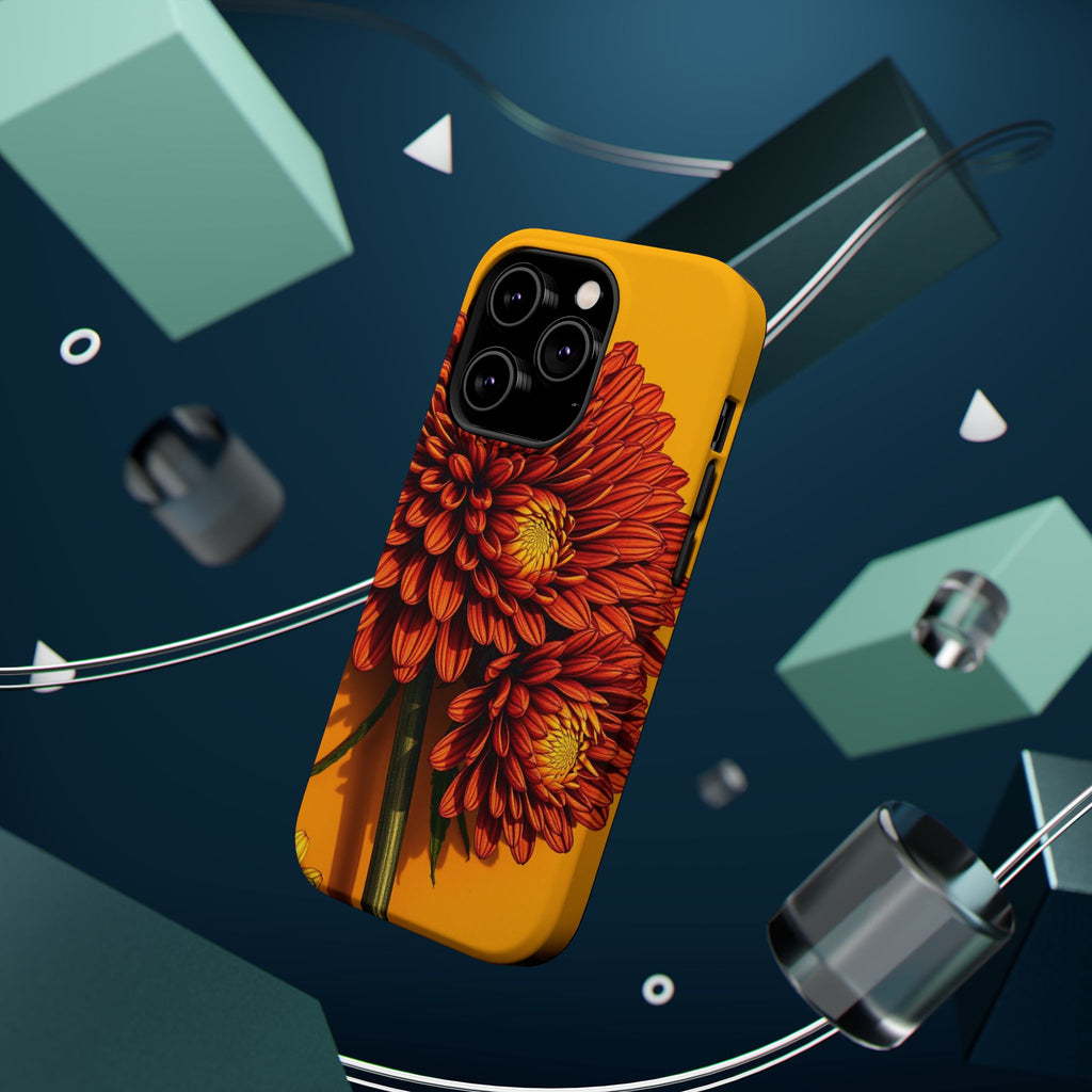 iPhone Mustard And Rust Ranunculus Stack Slim Everyday iPhone 14 · iPhone Case