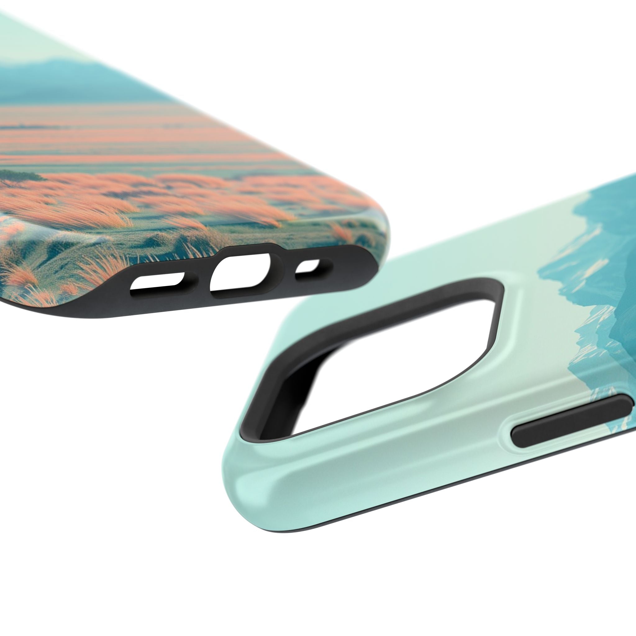 iPhone Tundra Expanse Risograph Print Slim Everyday Designer Case · iPhone Case