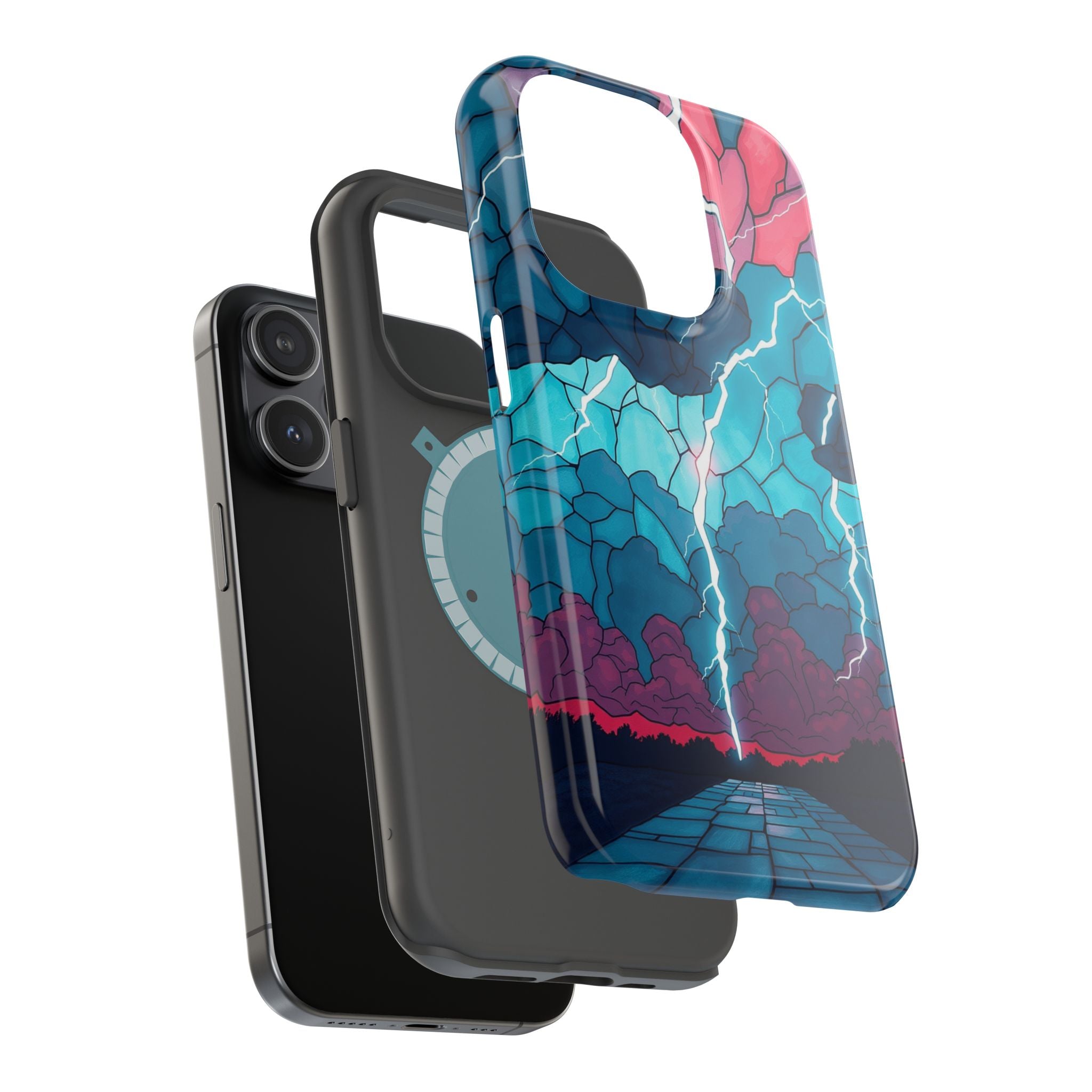 iPhone Earthy Thunderstorm Sky Design Slim Everyday Designer Case · iPhone Case