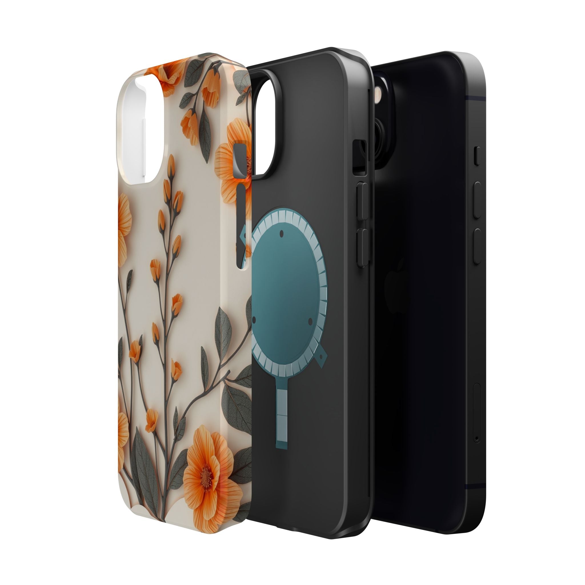 iPhone Vintage Botanical Print Paper Cut Art Slim iPhone Everyday · iPhone Case