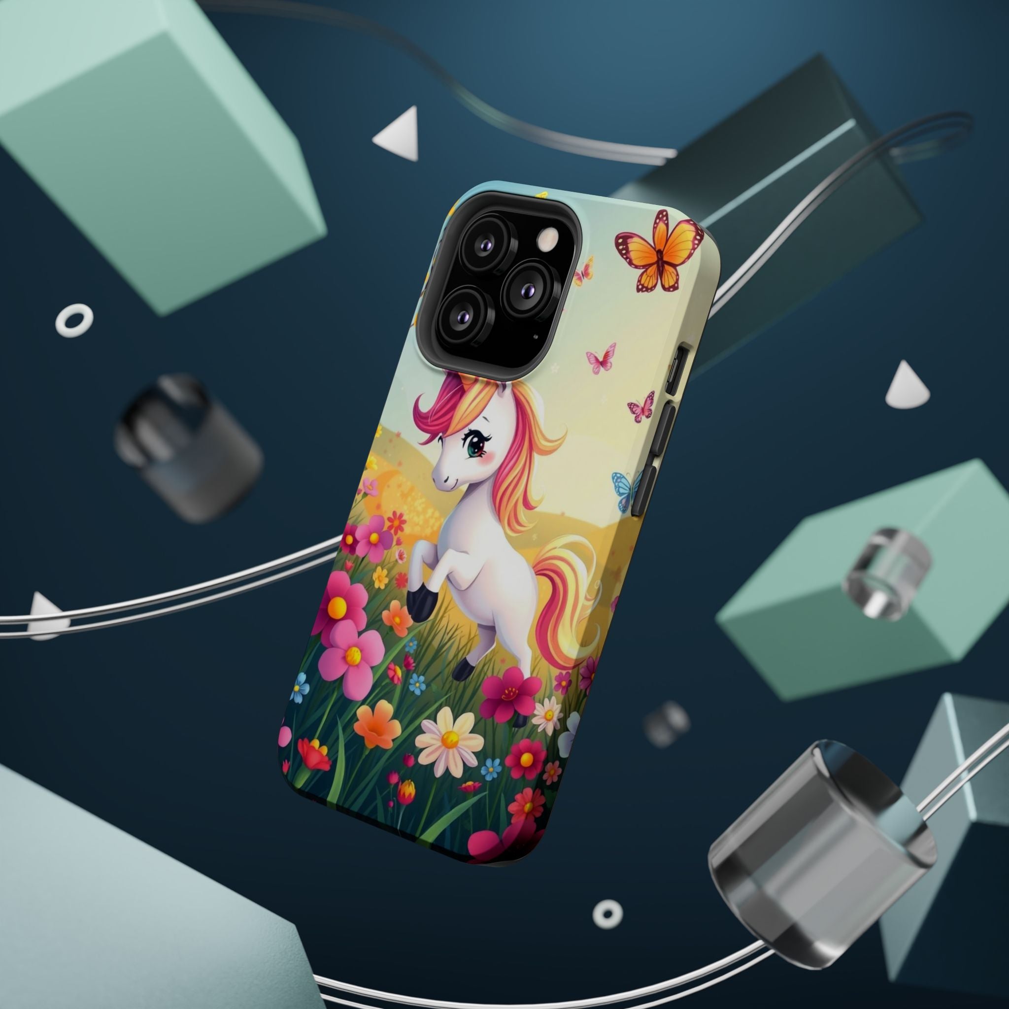 iPhone Magical Meadow Unicorn Kids Fun iPhone Phone Case Gift Slim · iPhone Case