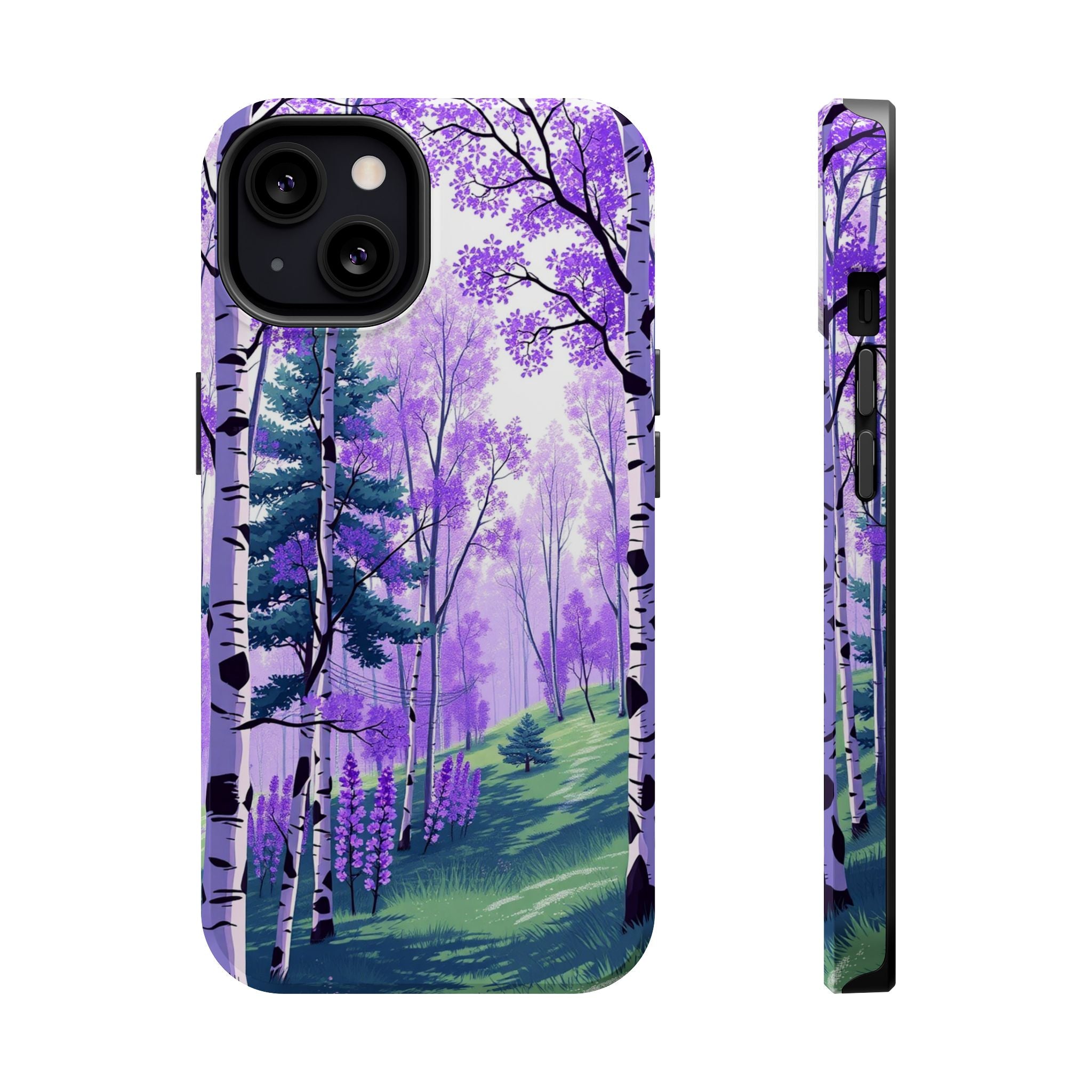 iPhone Birch Grove Electric Art Slim Everyday Designer Case · iPhone Case