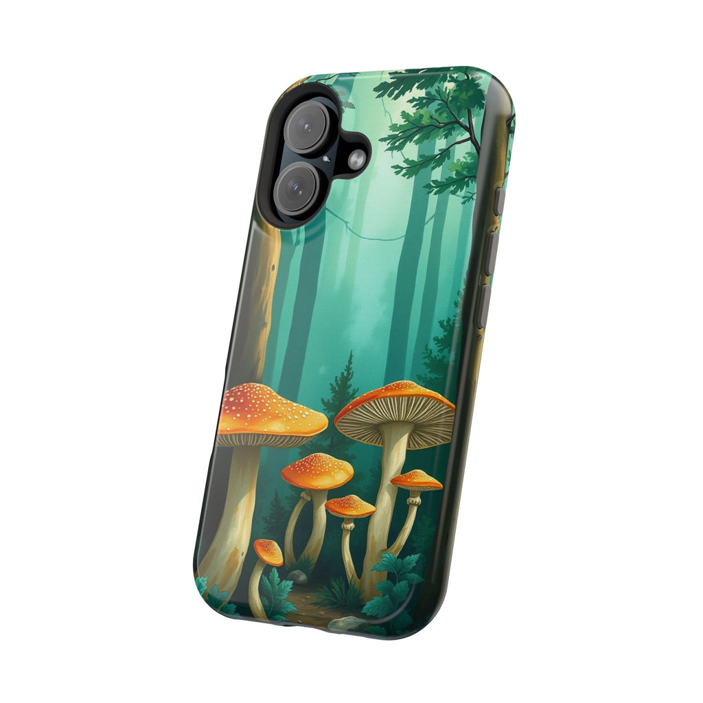 iPhone Mushroom Forest Oil Painting Impressionist iPhone Clean Minimal · iPhone