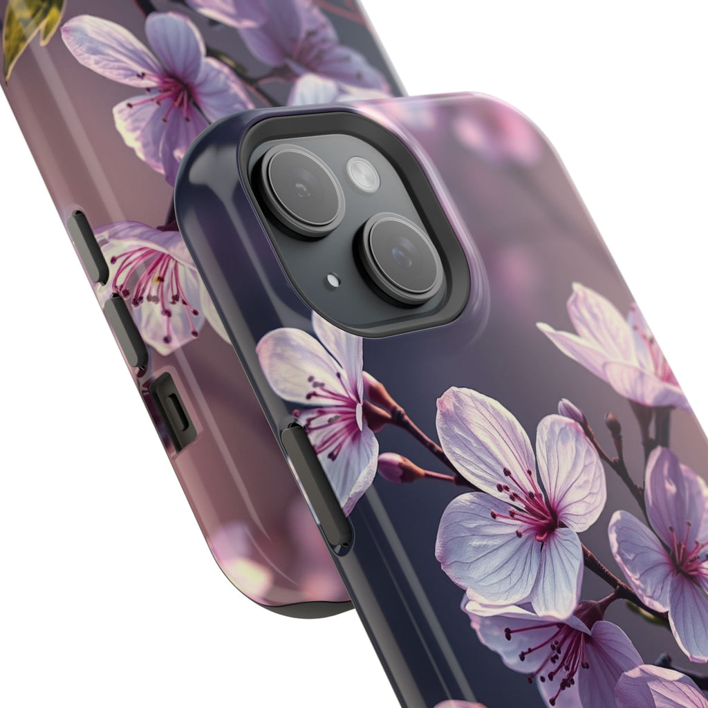 iPhone Cherry Blossom Enchanted Art Artistic Everyday Cas Slim Snap Case · iPhon