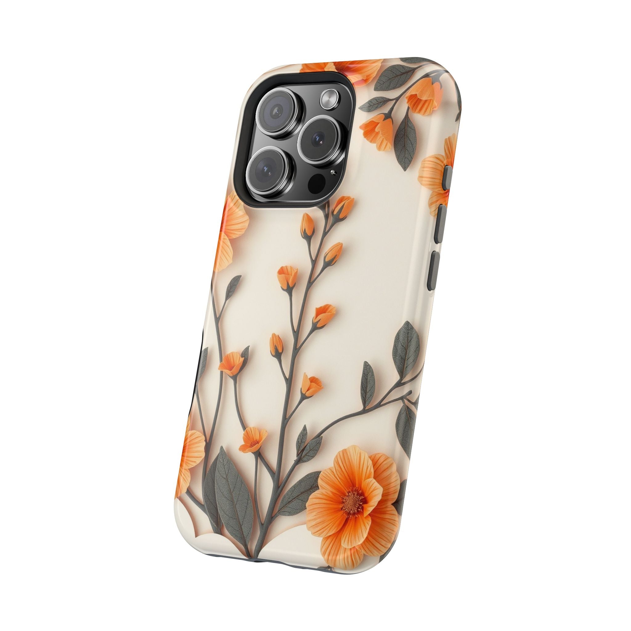 iPhone Vintage Botanical Print Paper Cut Art Slim iPhone Everyday · iPhone Case