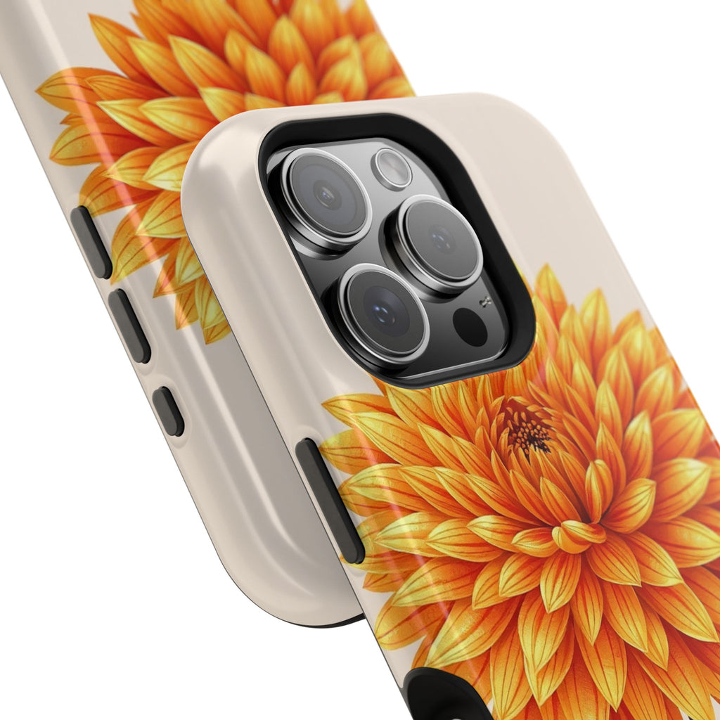 iPhone Chrysanthemum Classic Gold Foil Luxury Slim iPhone Everyday · iPhone Case