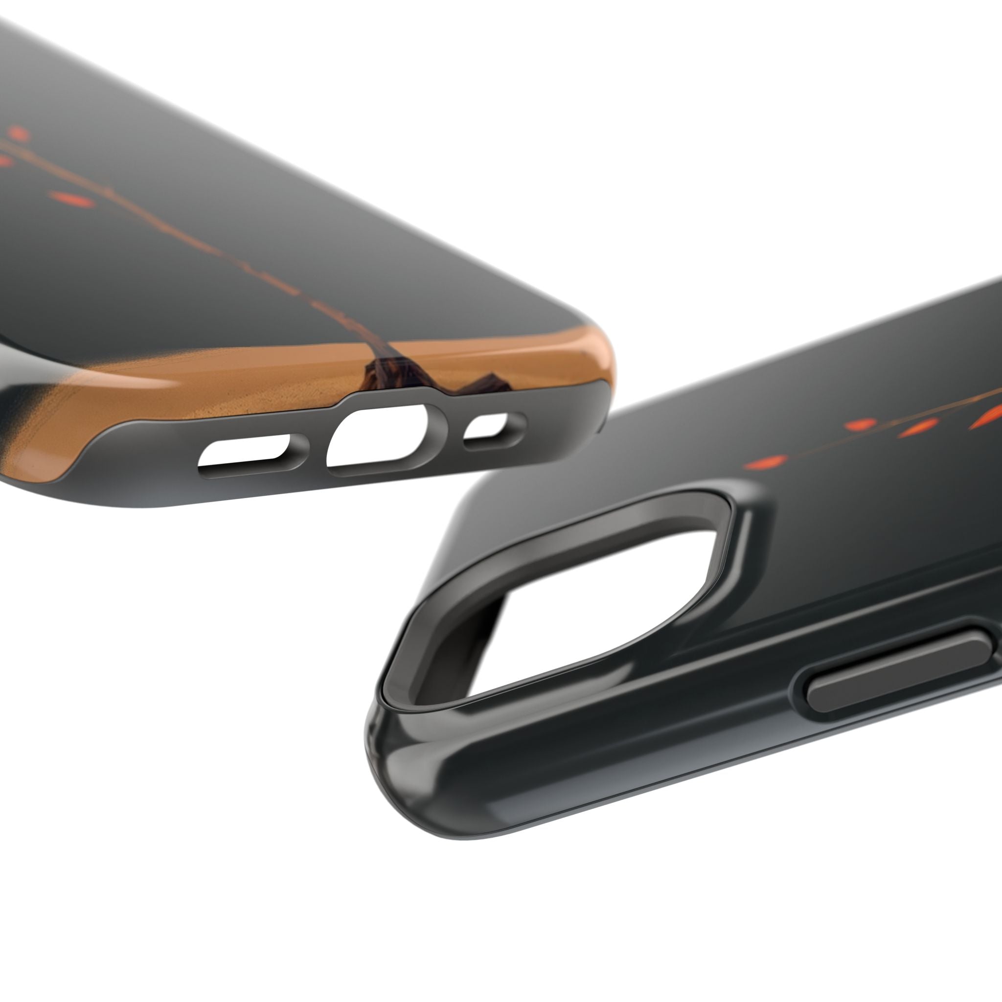 iPhone Burnt Orange And Sand Minimalist Stem Slim iPhone Everyday · iPhone Case
