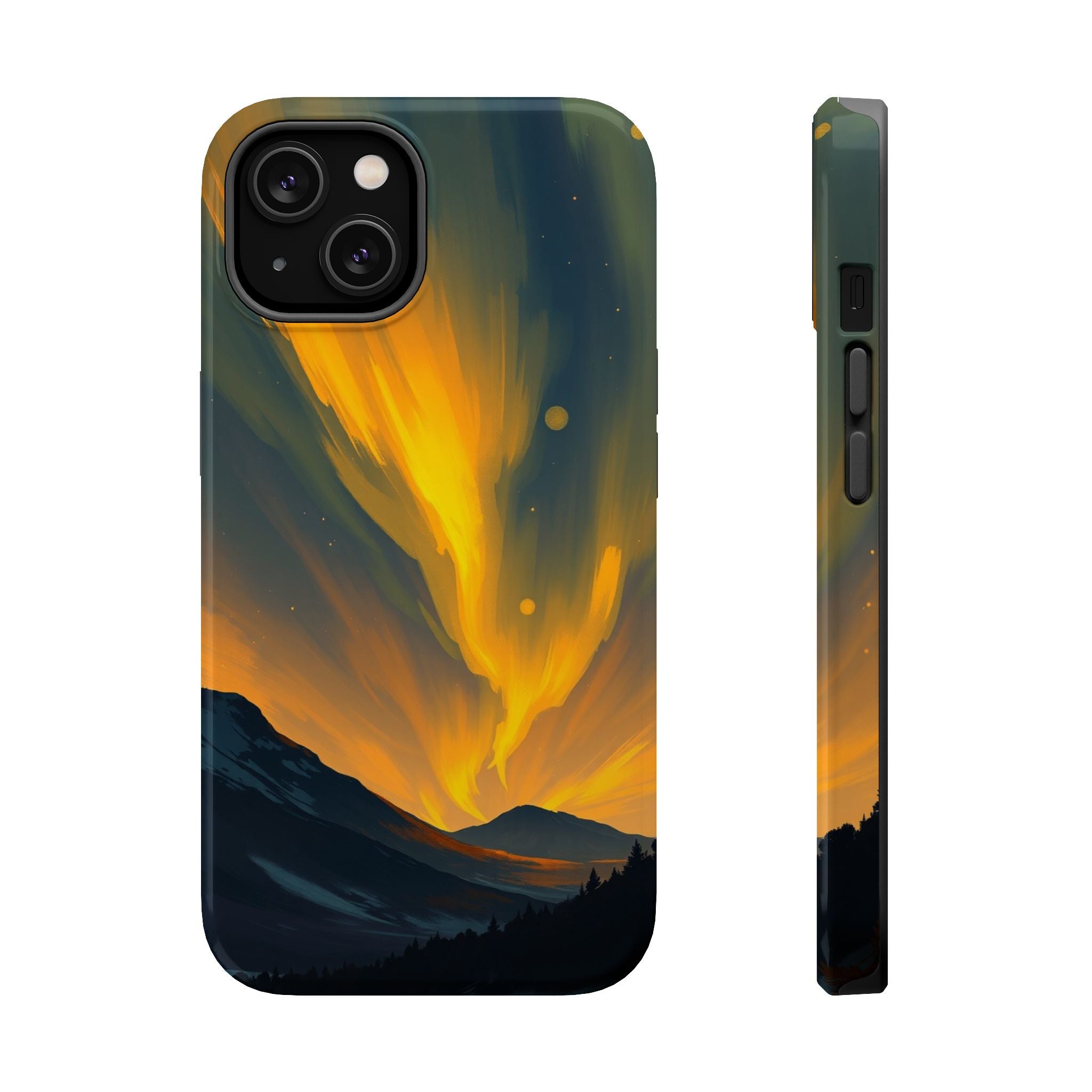 iPhone Serene Northern Lights Design Slim Everyday Designer Case · iPhone Case