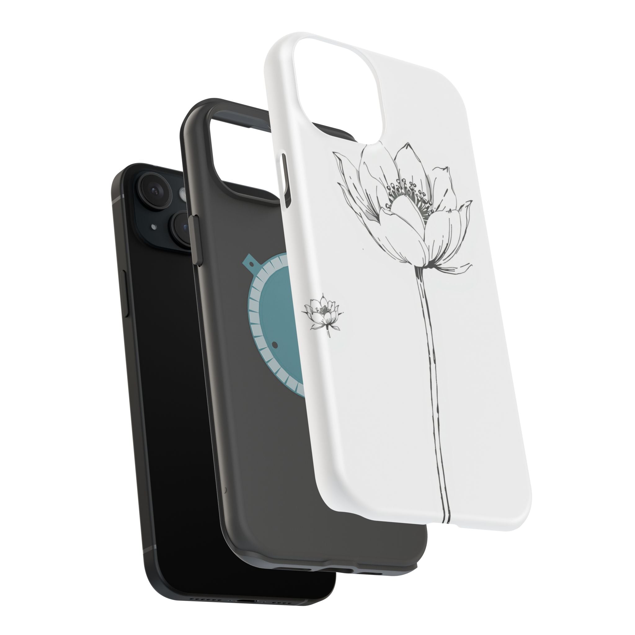 iPhone Sage And Ivory Garden Party Bloom Slim Everyday iPhone Designer · iPhone