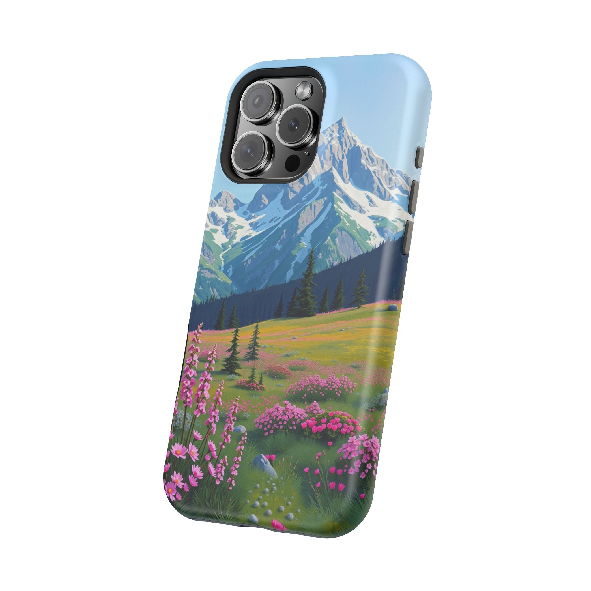 iPhone Earthy Alpine Meadow Design Bold Modern Everyday Snap Case · iPhone Case