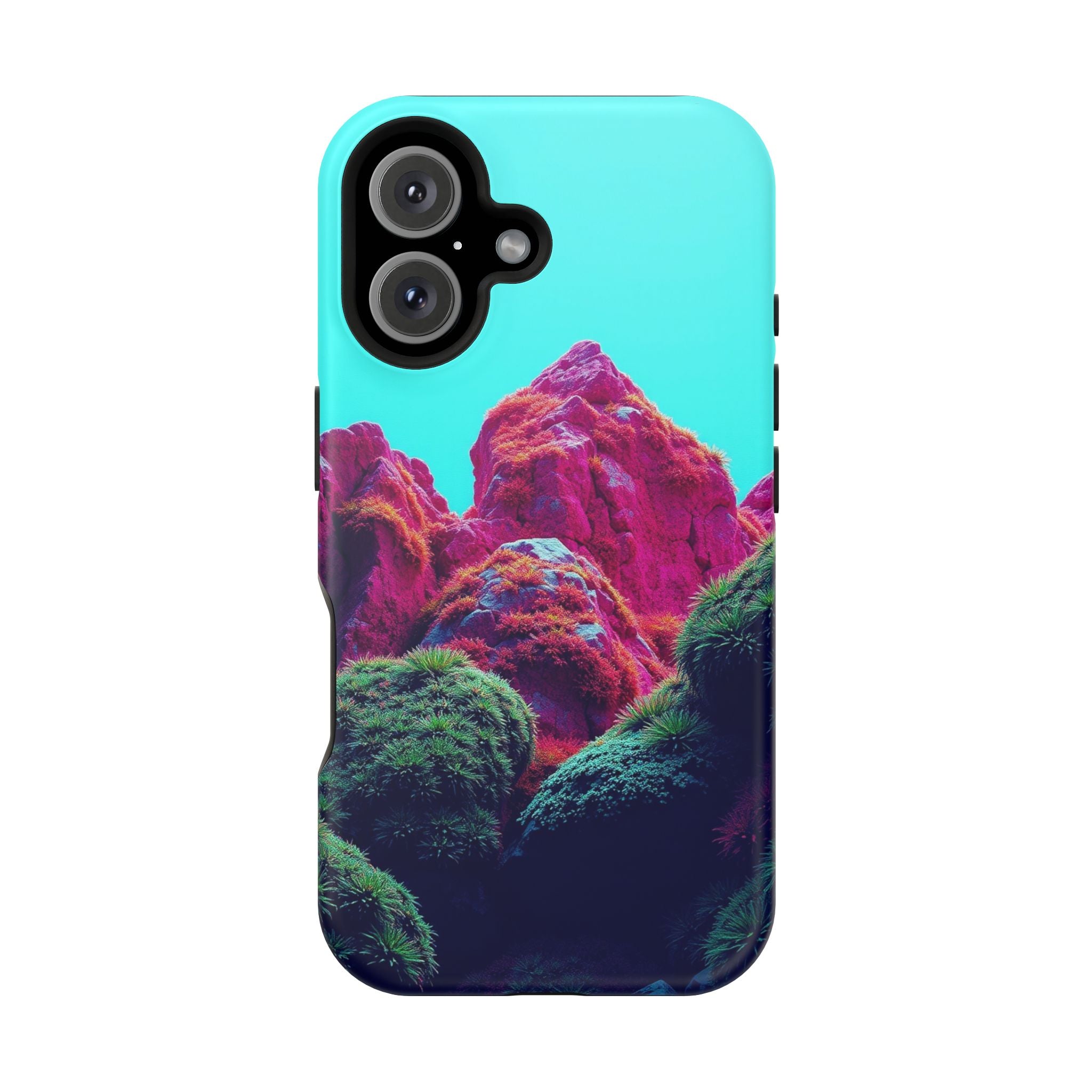 iPhone Moss Covered Rocks Paper Cut Art Slim Everyday iPhone Designer · iPhone C