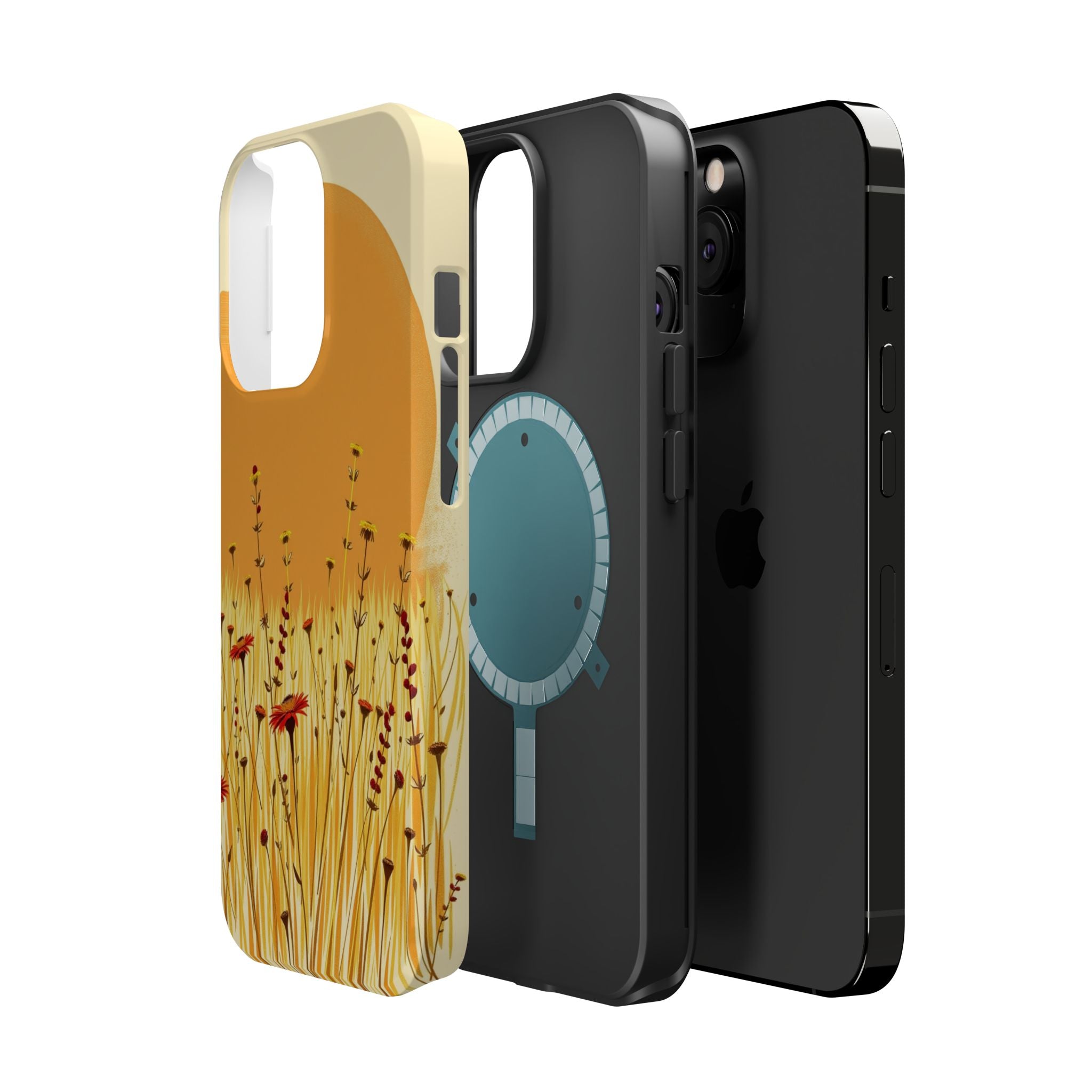 iPhone Wildflower Field Electric Art Slim Everyday Designer Case · iPhone Case
